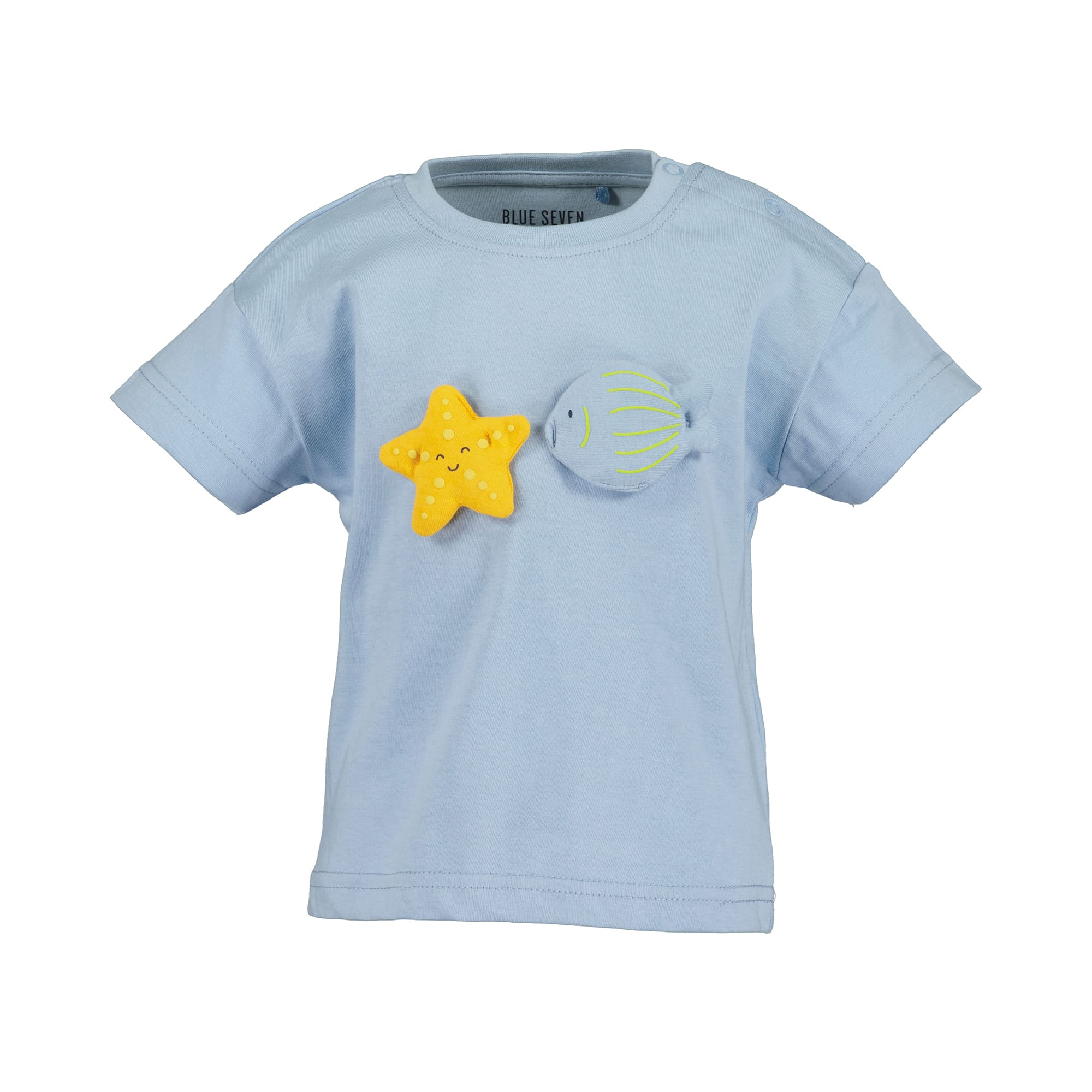 Kurzarmshirts, blue seven, Blau – Produktansicht