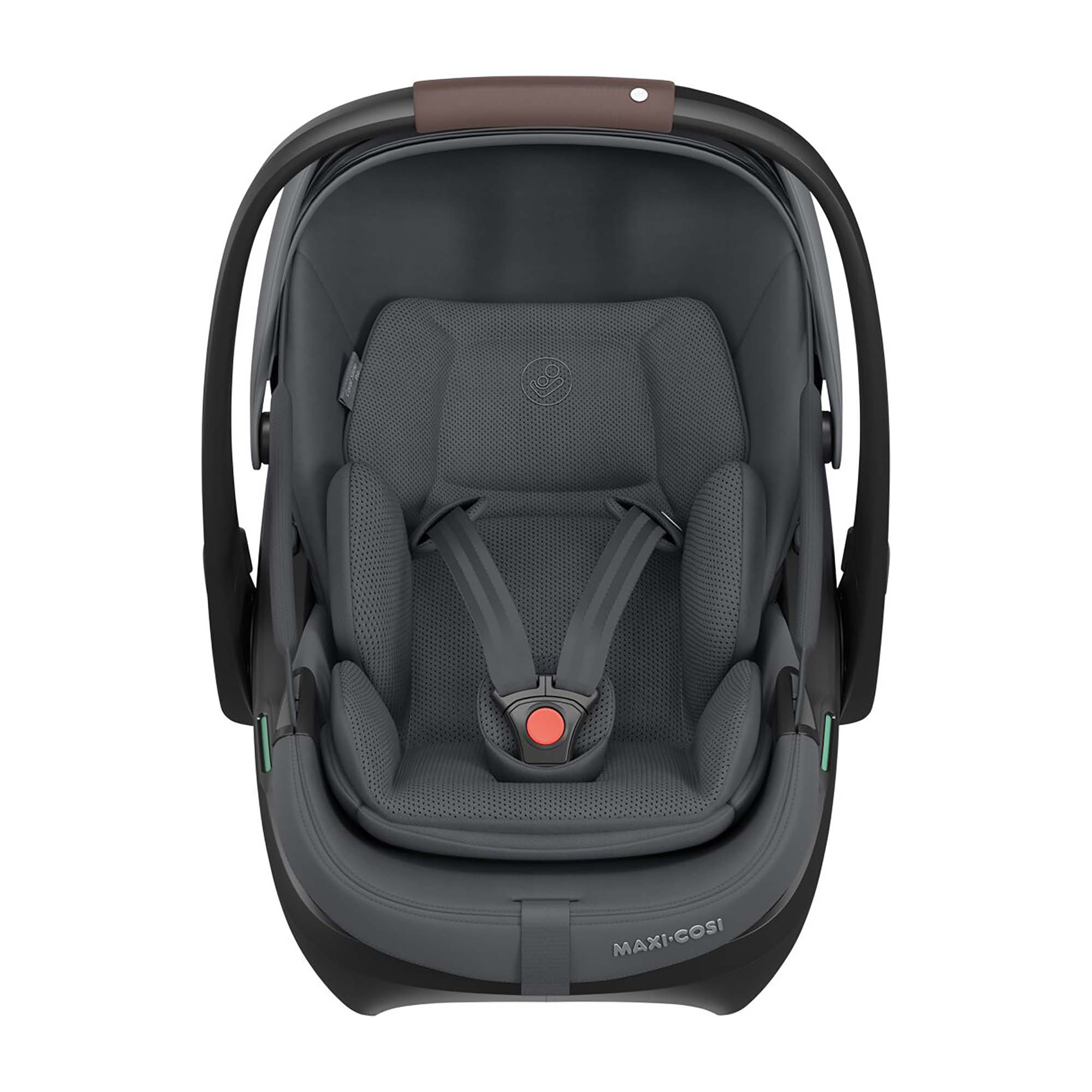 Babyschalen 0-13 kg, Gruppe 0+, MAXI-COSI Premium, Schwarz – Besonderheit: in Kombination mit der Family Fix Slide Pro Easy in, easy out mit SLIDETECH®2