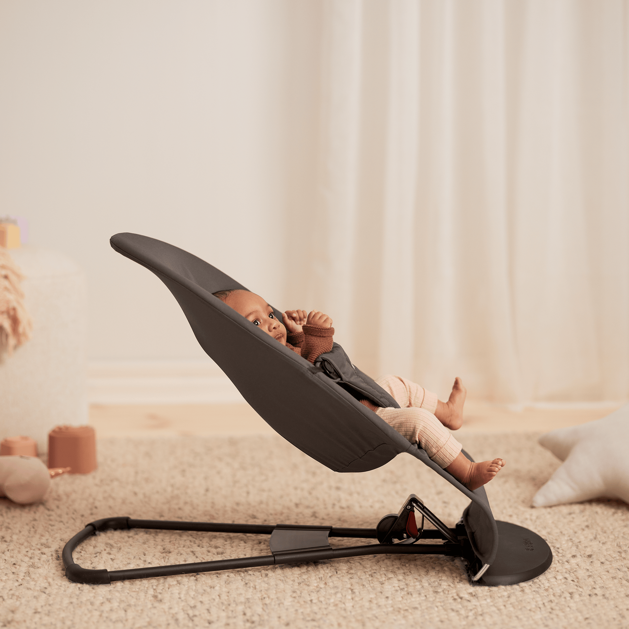 Wippen, BABYBJÖRN, Grau – Produktansicht