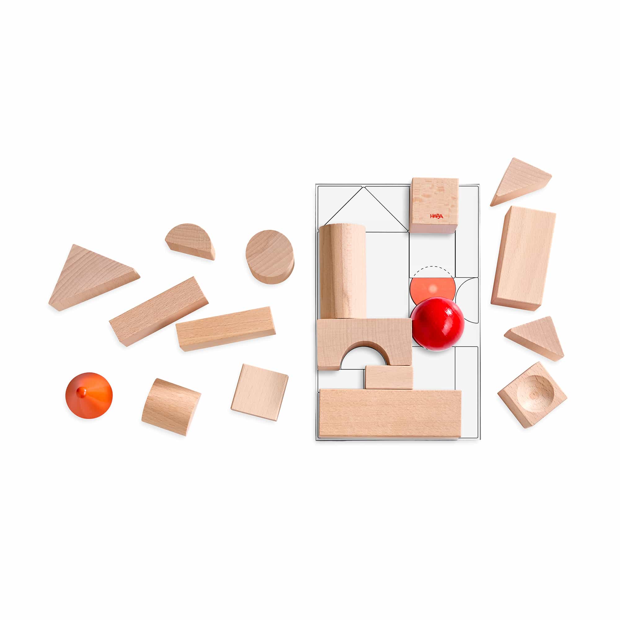 Bausteine, HABA, Beige – Produktansicht