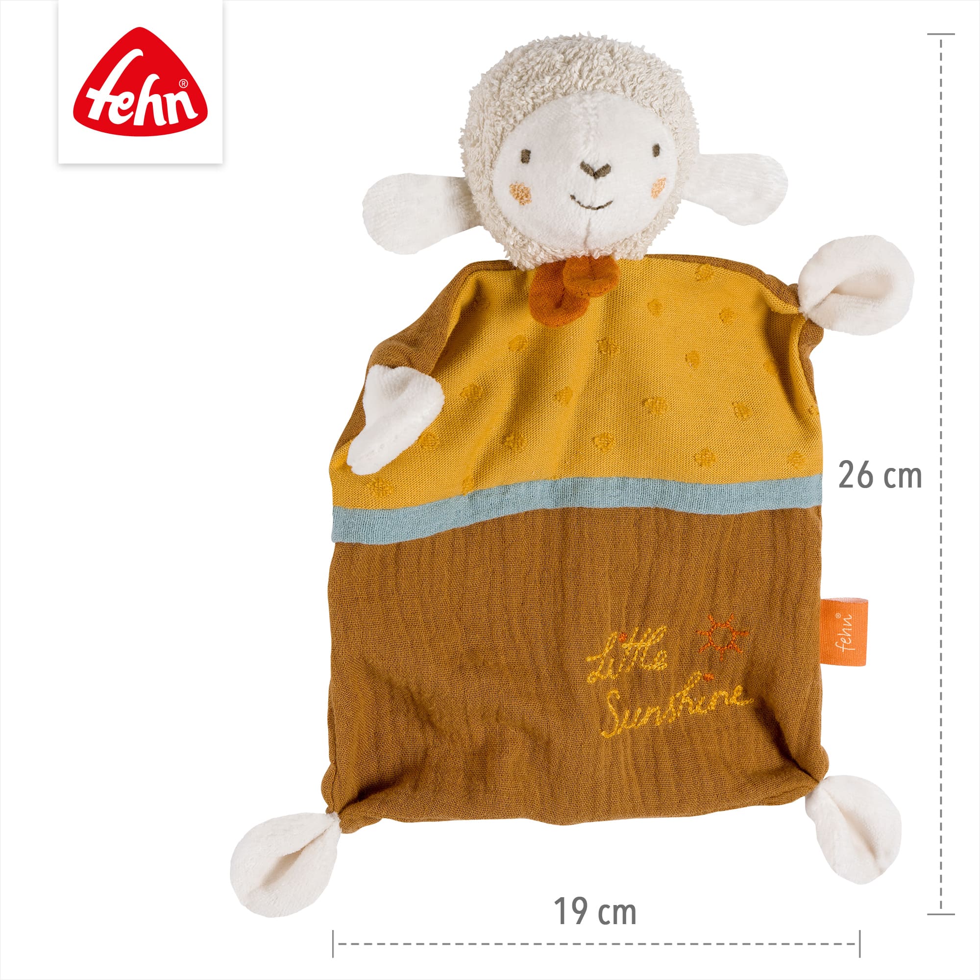 Schmusetücher, fehn, Braun – Produktansicht