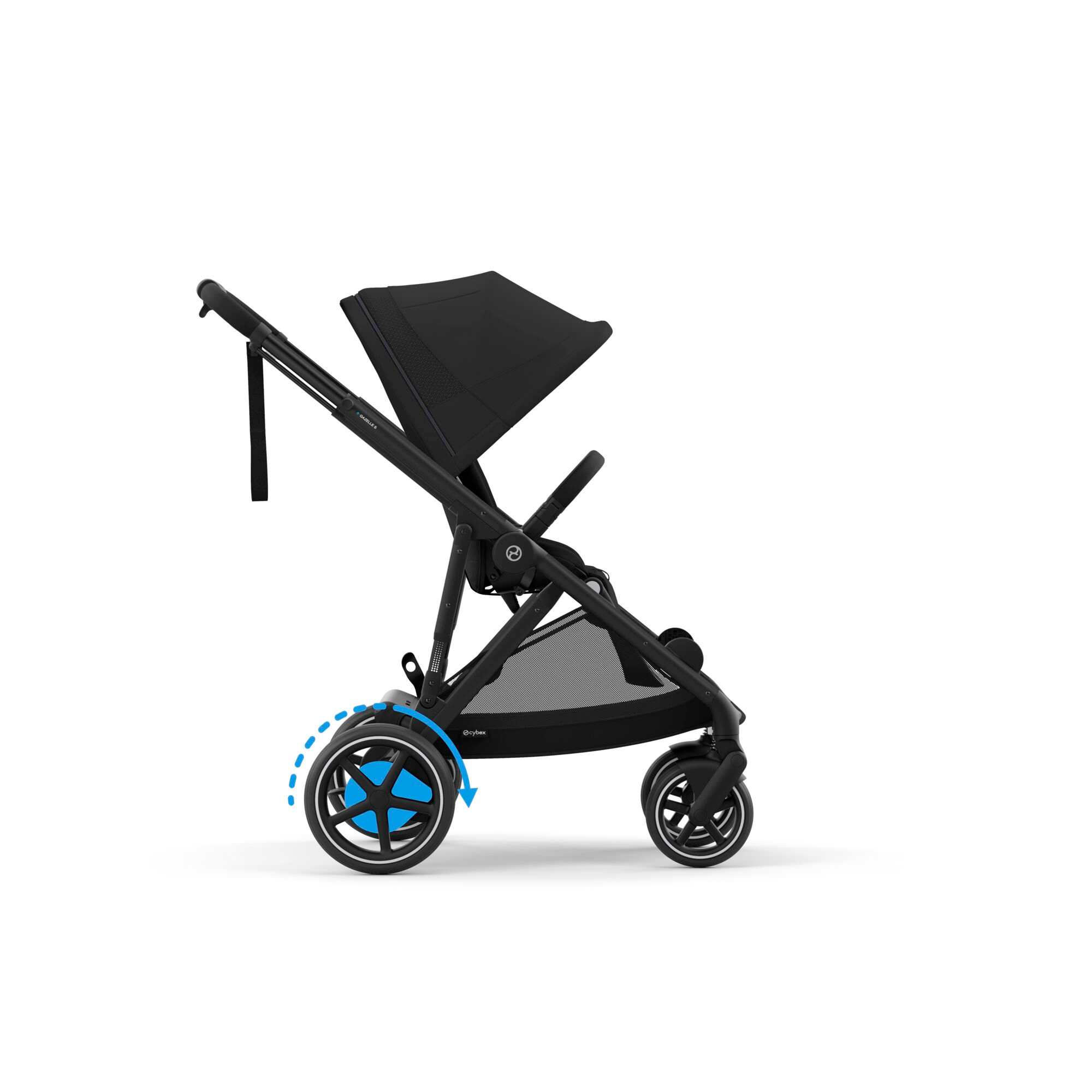 Kombi-Kinderwagen, cybex PLATINUM, Schwarz – Produktansicht