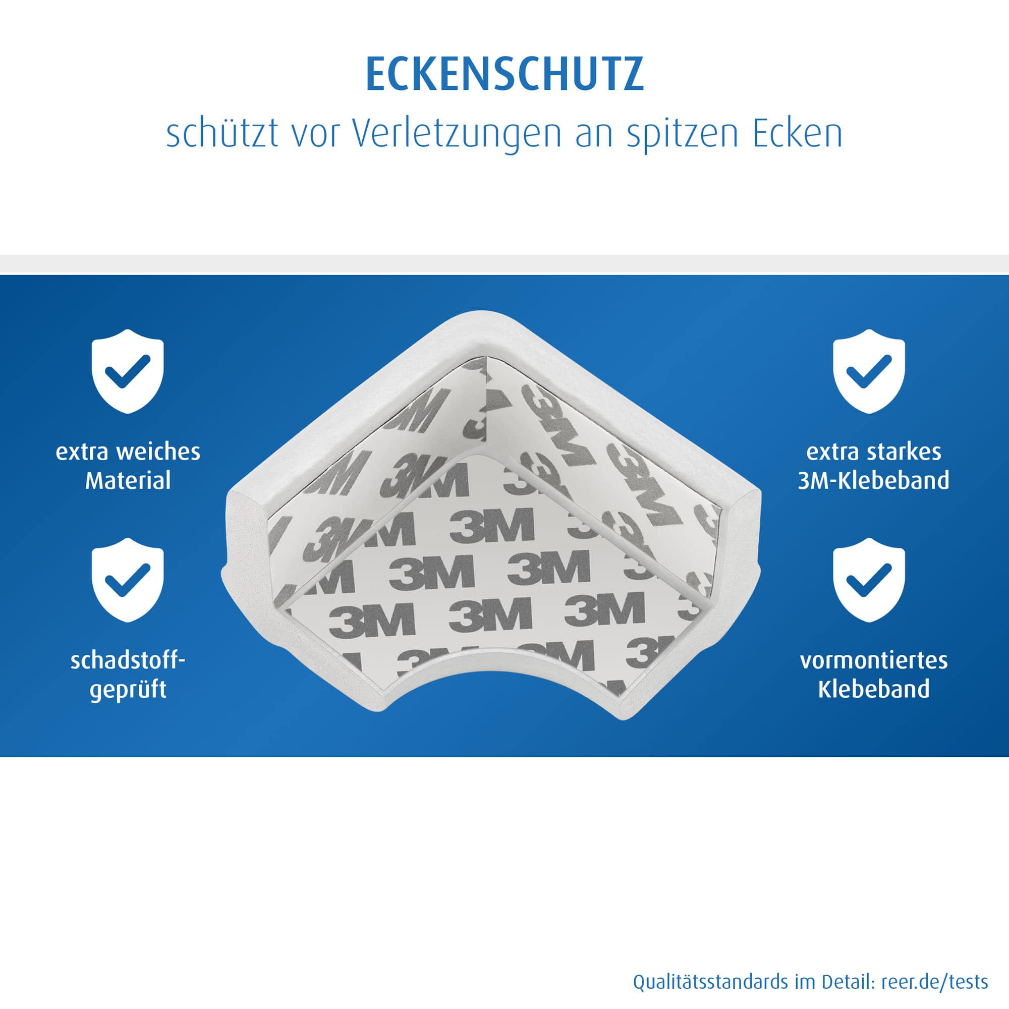Kantenschutz, reer, Weiß – Produktansicht