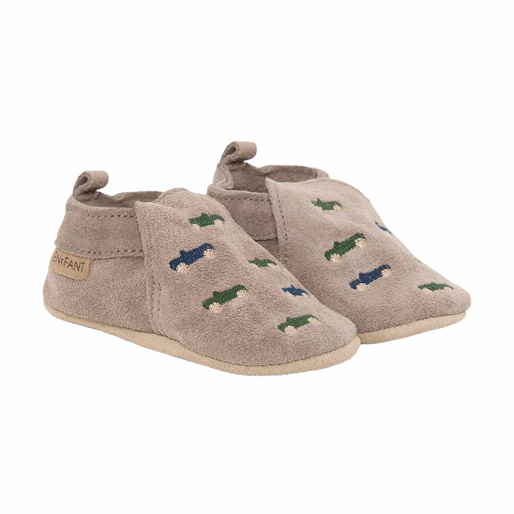 Hausschuhe, EN FANT, Beige – Besonderheit: rutschfeste, weiche und flexible Sohle
