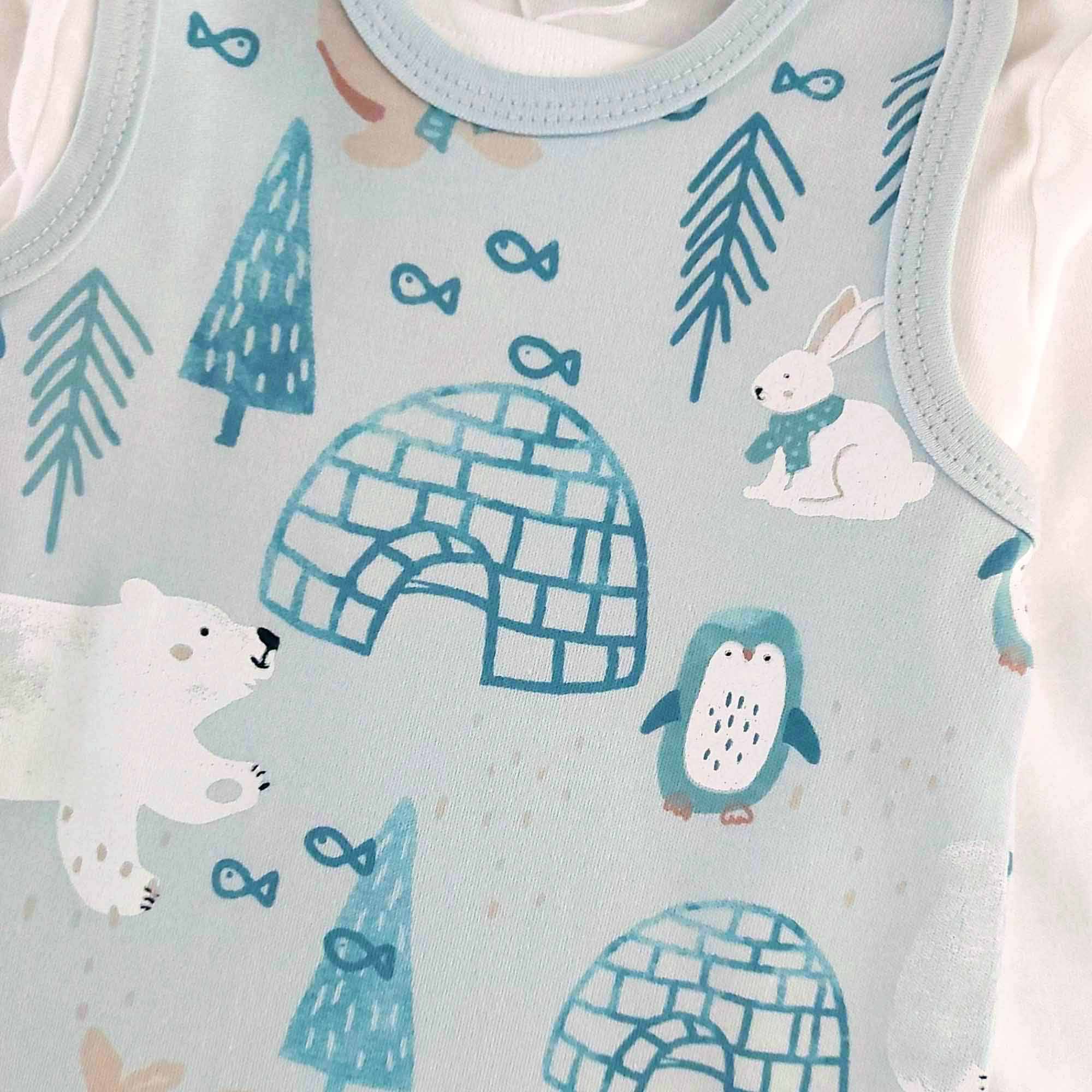 SALE Strampler, LITTLE, Grün – Besonderheit: Set bestehend aus Langarmshirt und Strampler