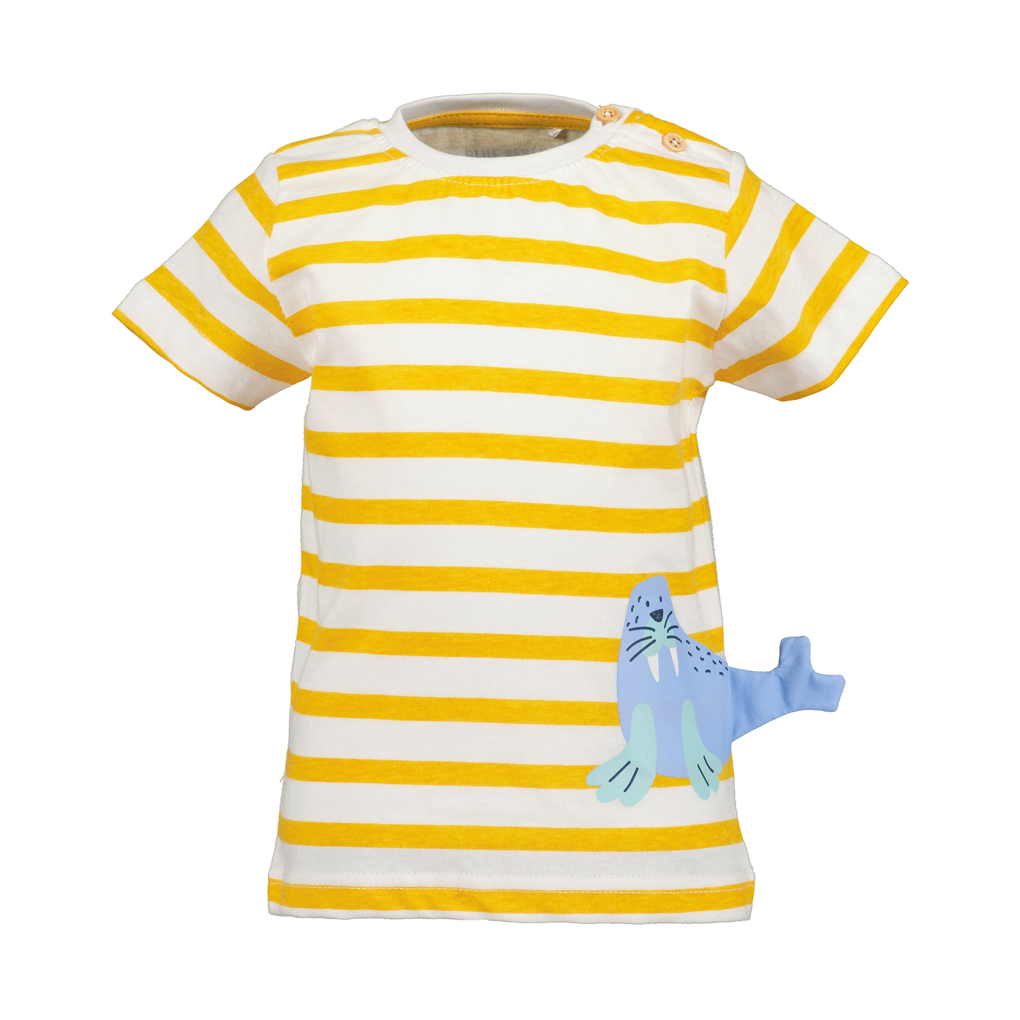 Kurzarmshirts, blue seven, Weiß – Besonderheit: aus 100% Baumwolle