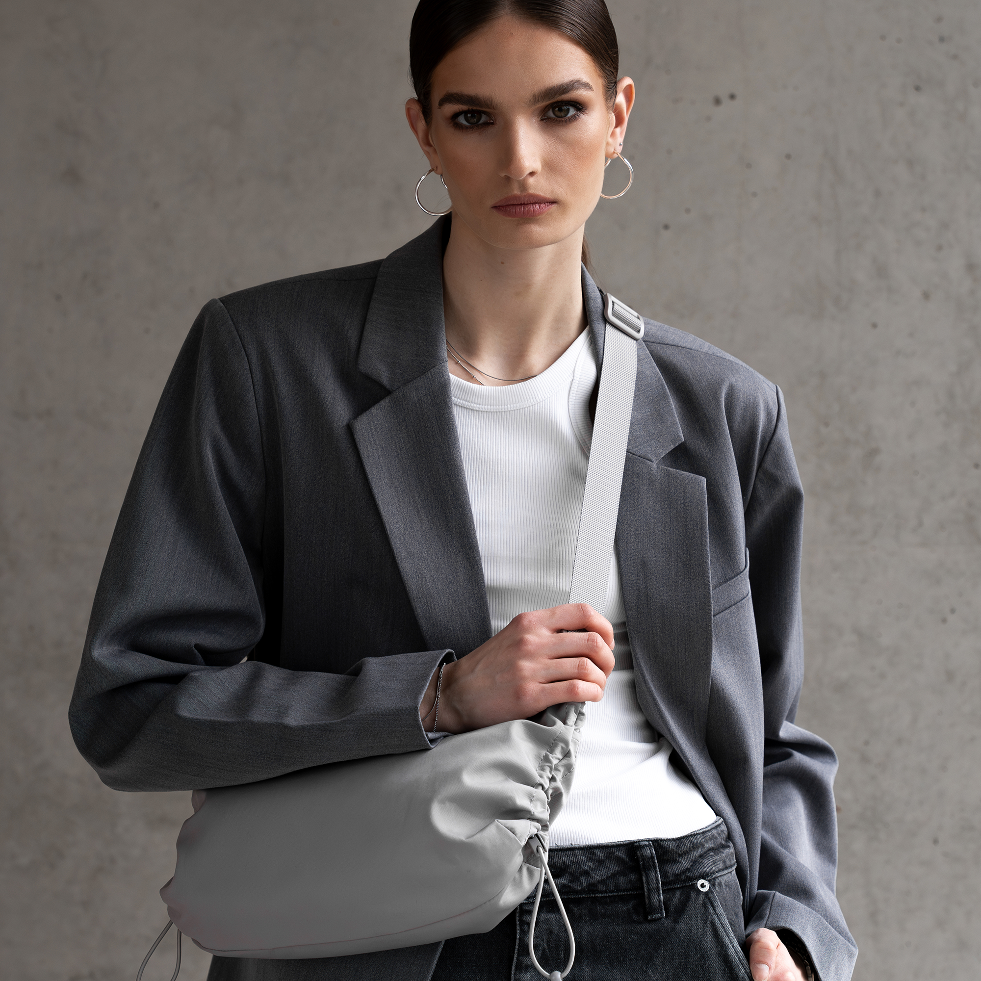 Wickeltaschen grau, KAPTEN & SON, Grau – Produktansicht