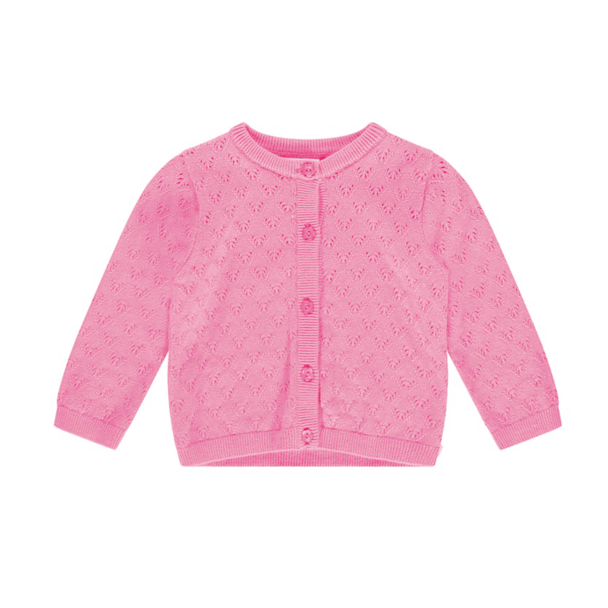 Sweat-, Fleece- & Strickjacken, STACCATO, Pink – Besonderheit: aus 100% Baumwolle