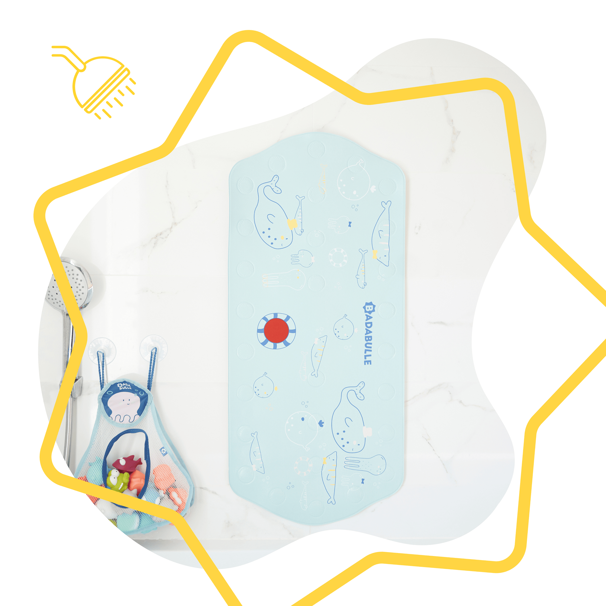Badewannen, badabulle, Blau – Produktansicht