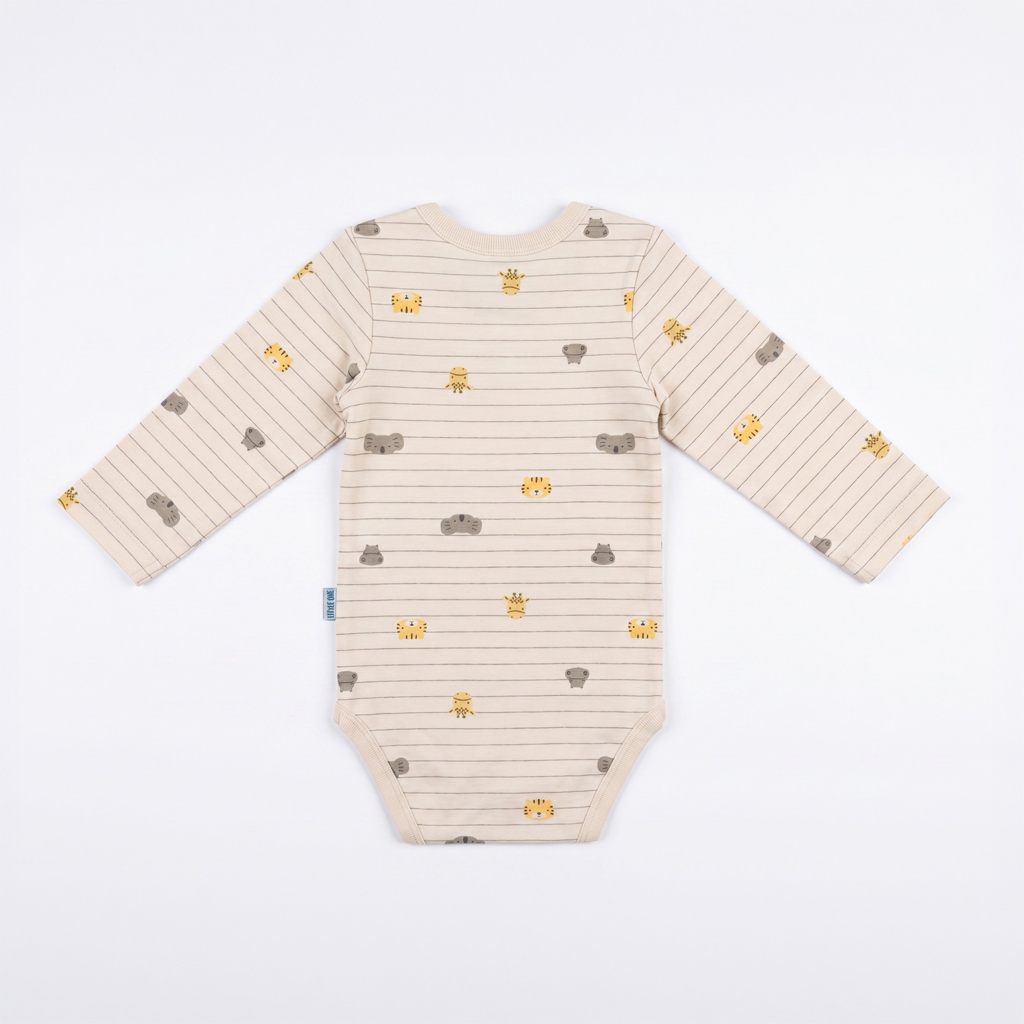 Langarmbodys, LITTLE ONE, Beige – Besonderheit: angenehmer Single-Jersey
