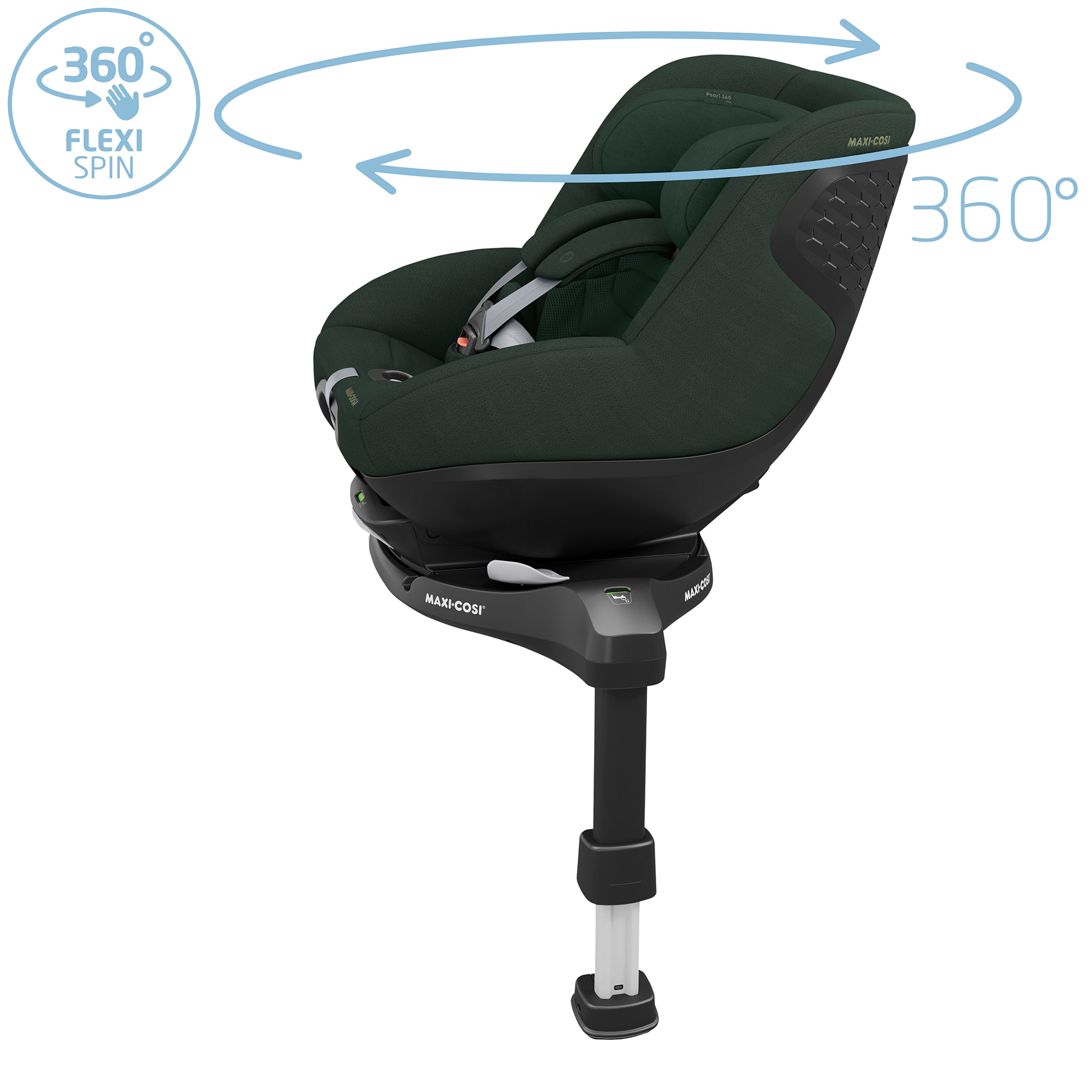 Reboarder 0-18 kg, Gruppe 0+/1, MAXI-COSI Premium, Grün – Produktansicht