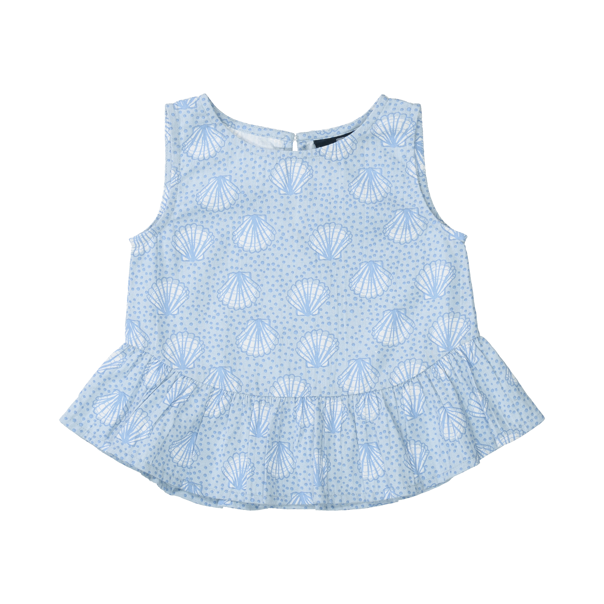Kurzarmshirts, BASEFIELD, Blau – Besonderheit: hoher Baumwollanteil
