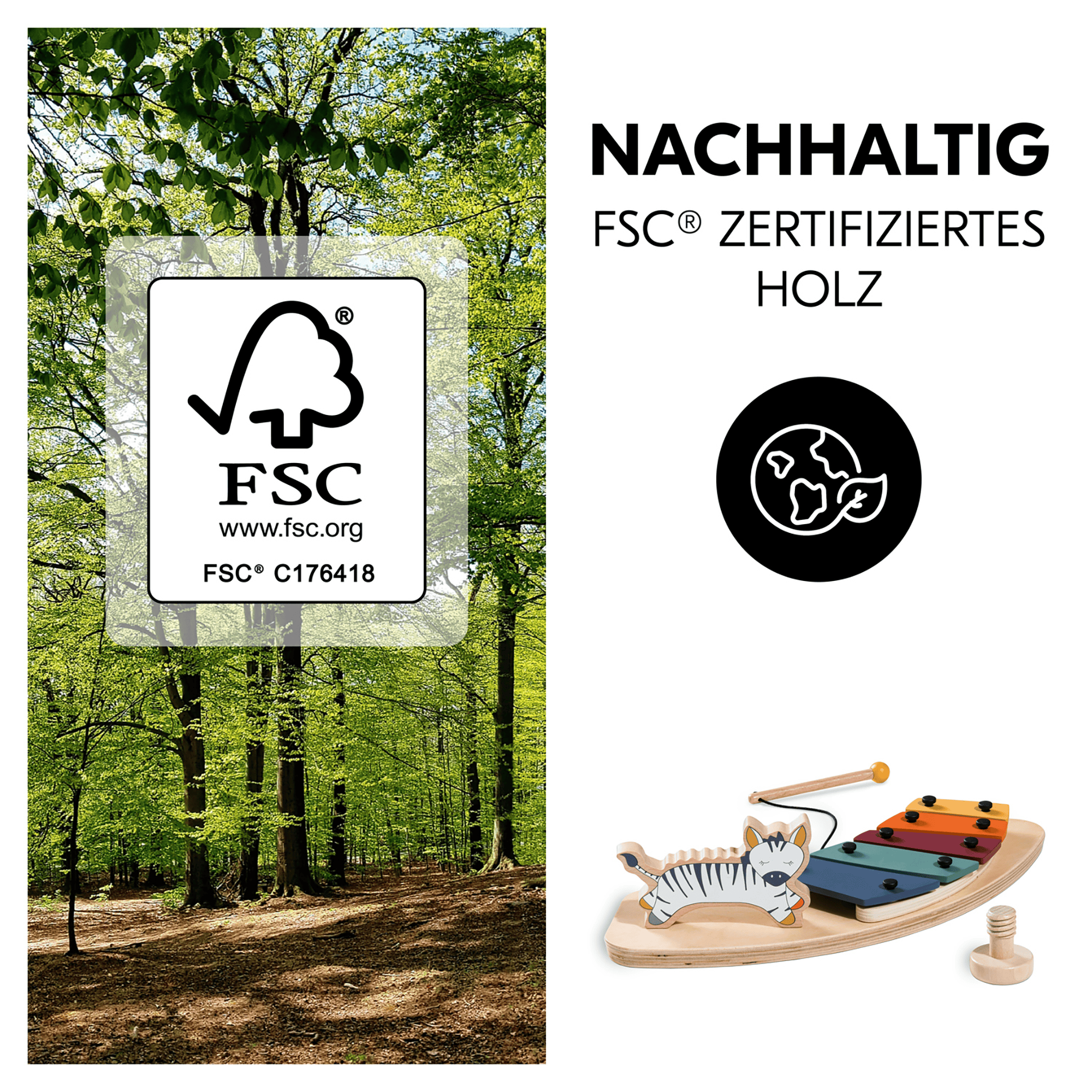 Hochstuhl Zubehör, hauck, Mehrfarbig – Produktansicht