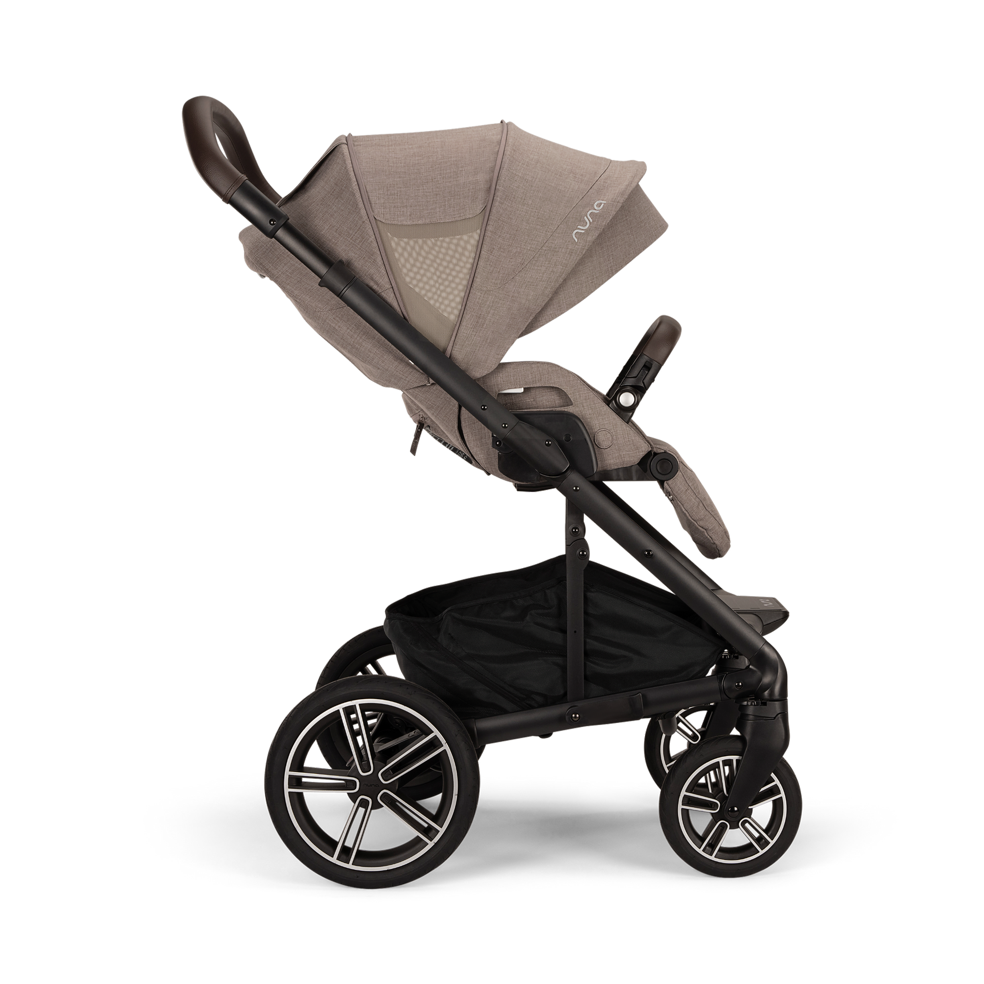 Kombi-Kinderwagen, nuna, Braun – Produktansicht