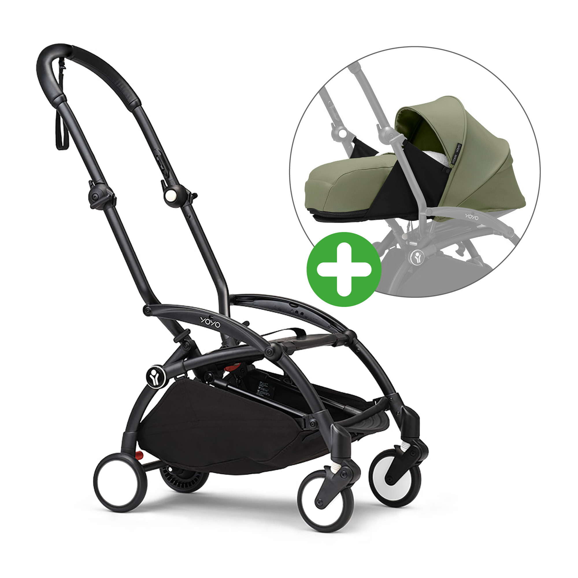 Kombi-Kinderwagen, STOKKE, Grün – Produktansicht
