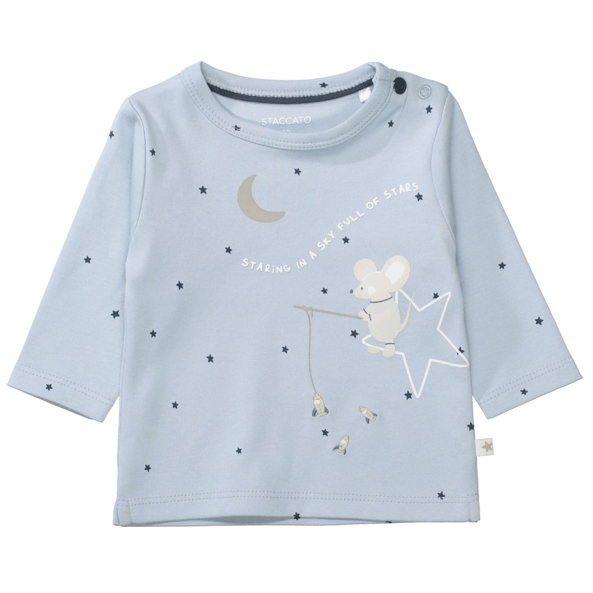 Langarmshirts, STACCATO, Blau – Produktansicht