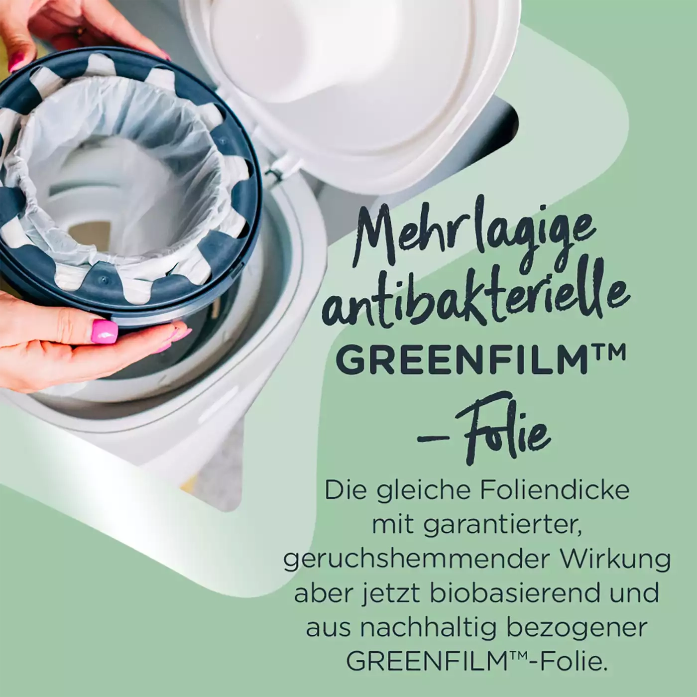 Windeleimer, tommee tippee, Grau – Produktansicht
