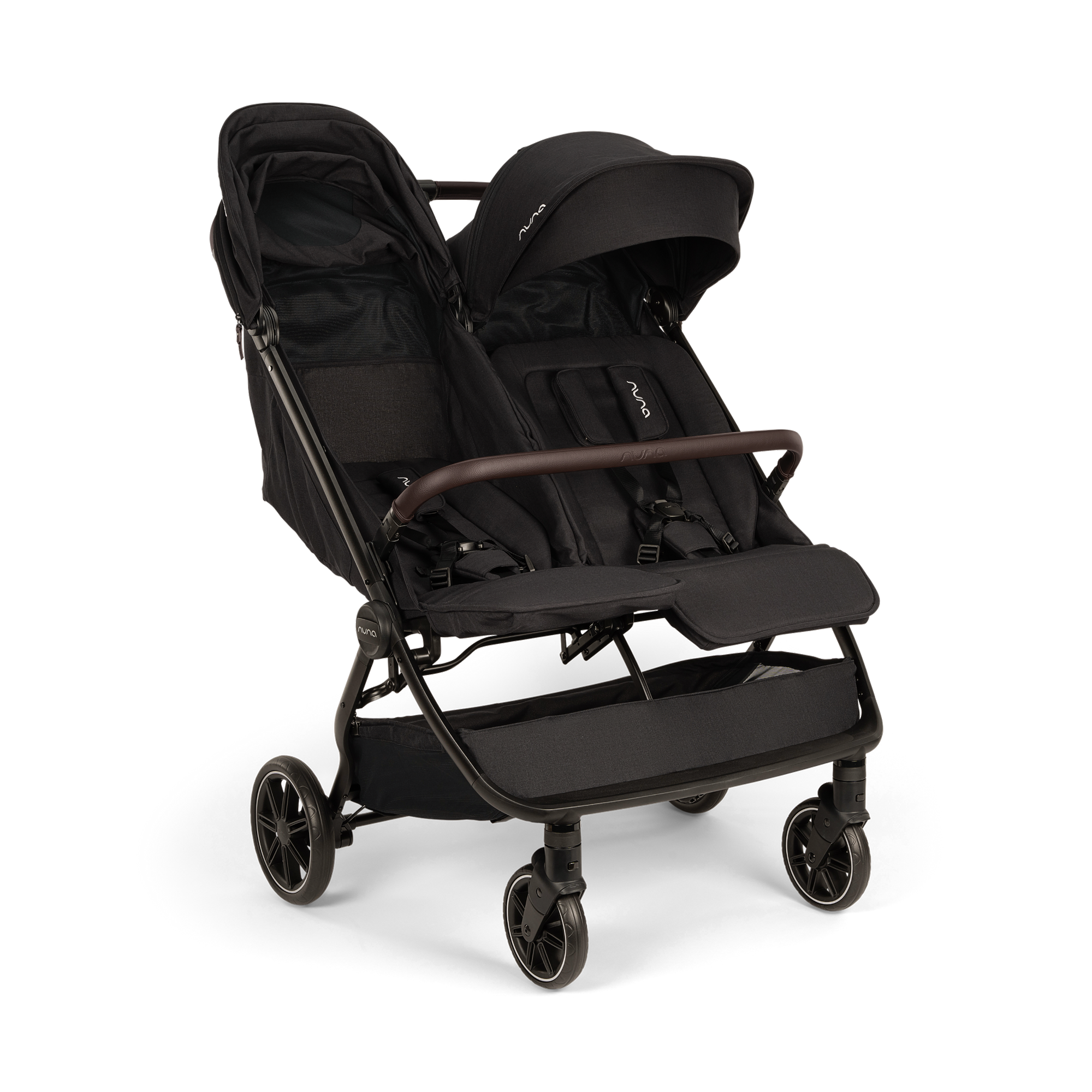 Zwillingswagen & Geschwisterwagen, nuna, Schwarz – Produktansicht