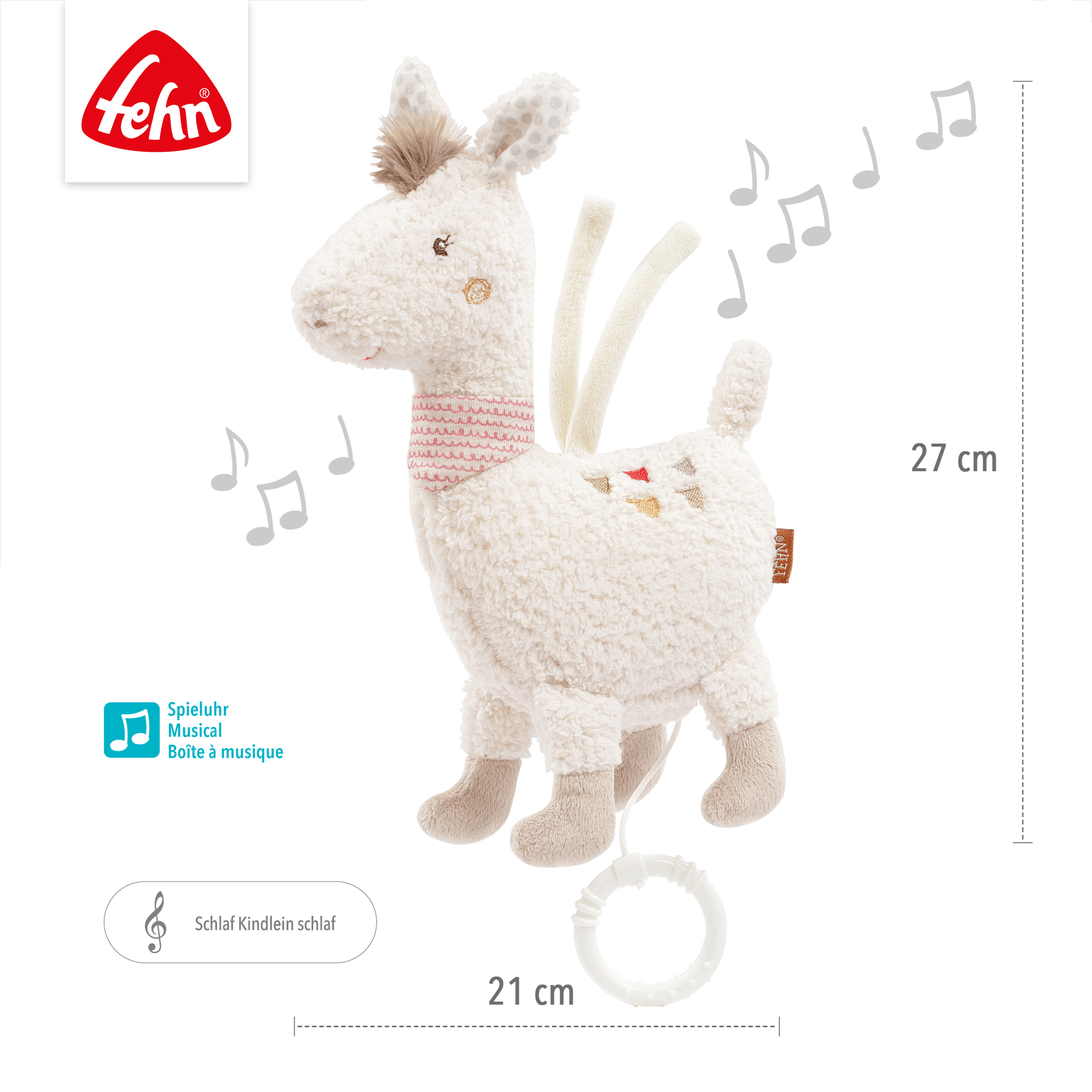 Spieluhren, fehn, Weiß – Produktansicht