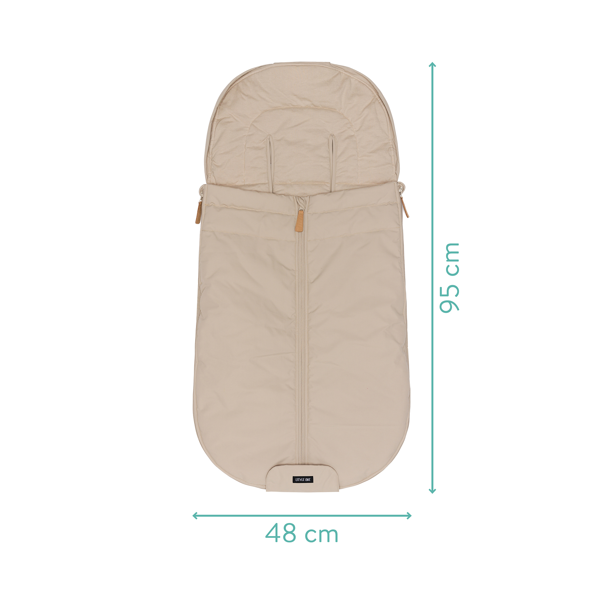Sommerfußsäcke, LITTLE ONE, Beige – Produktansicht