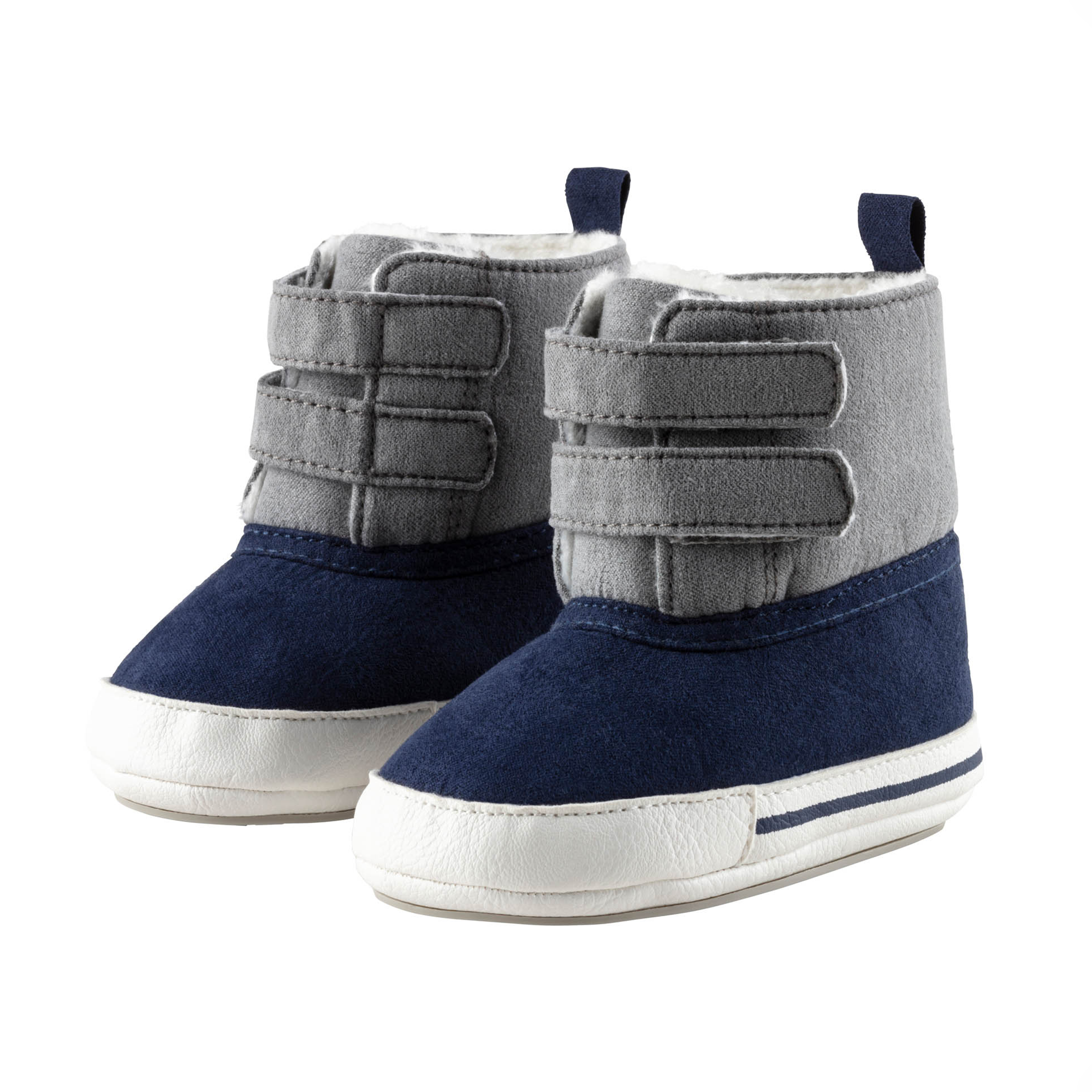 Winterschuhe, Sterntaler, Blau – Besonderheit: Design aus Velours und Kunstleder