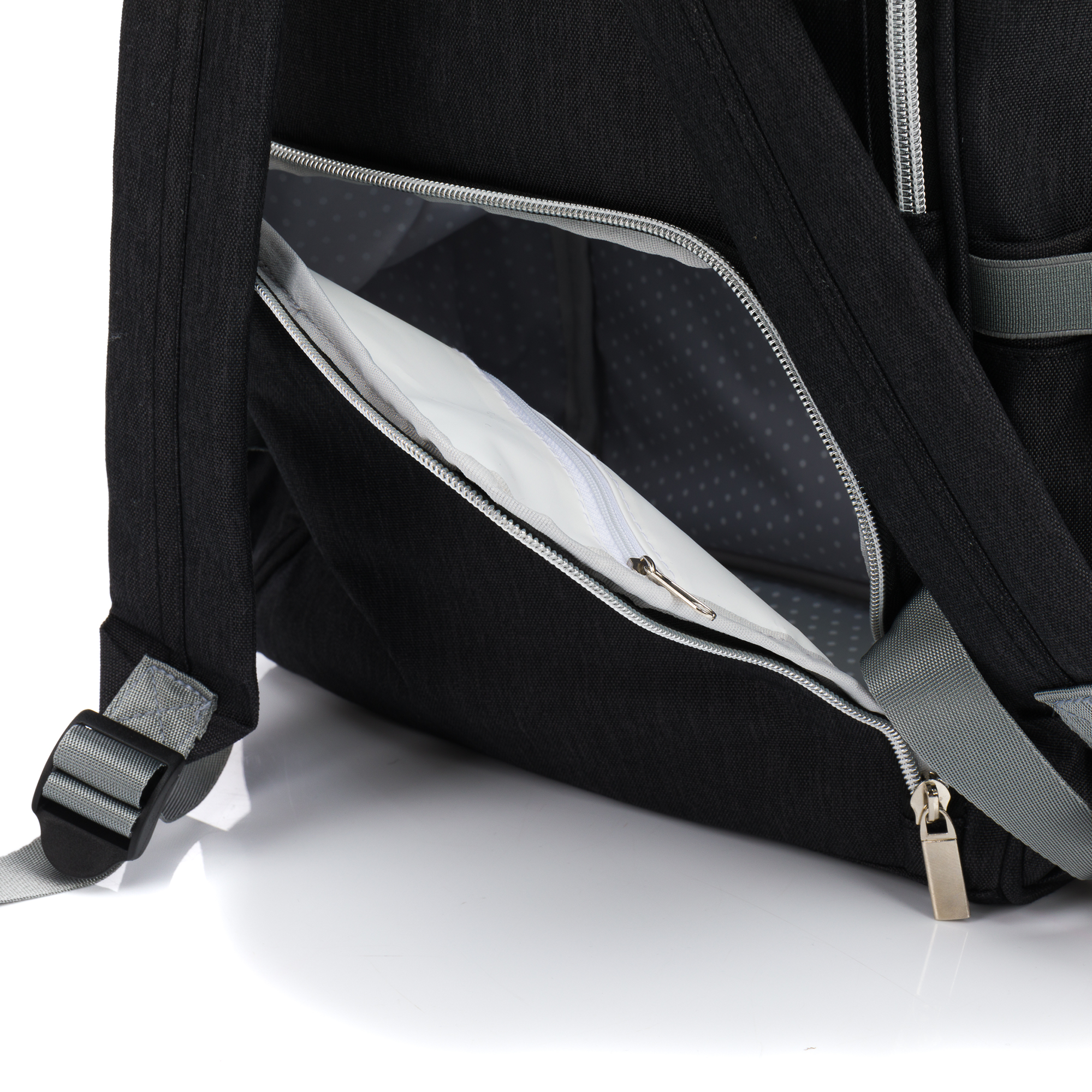 Wickelrucksäcke, LITTLE ONE, Schwarz – Produktansicht