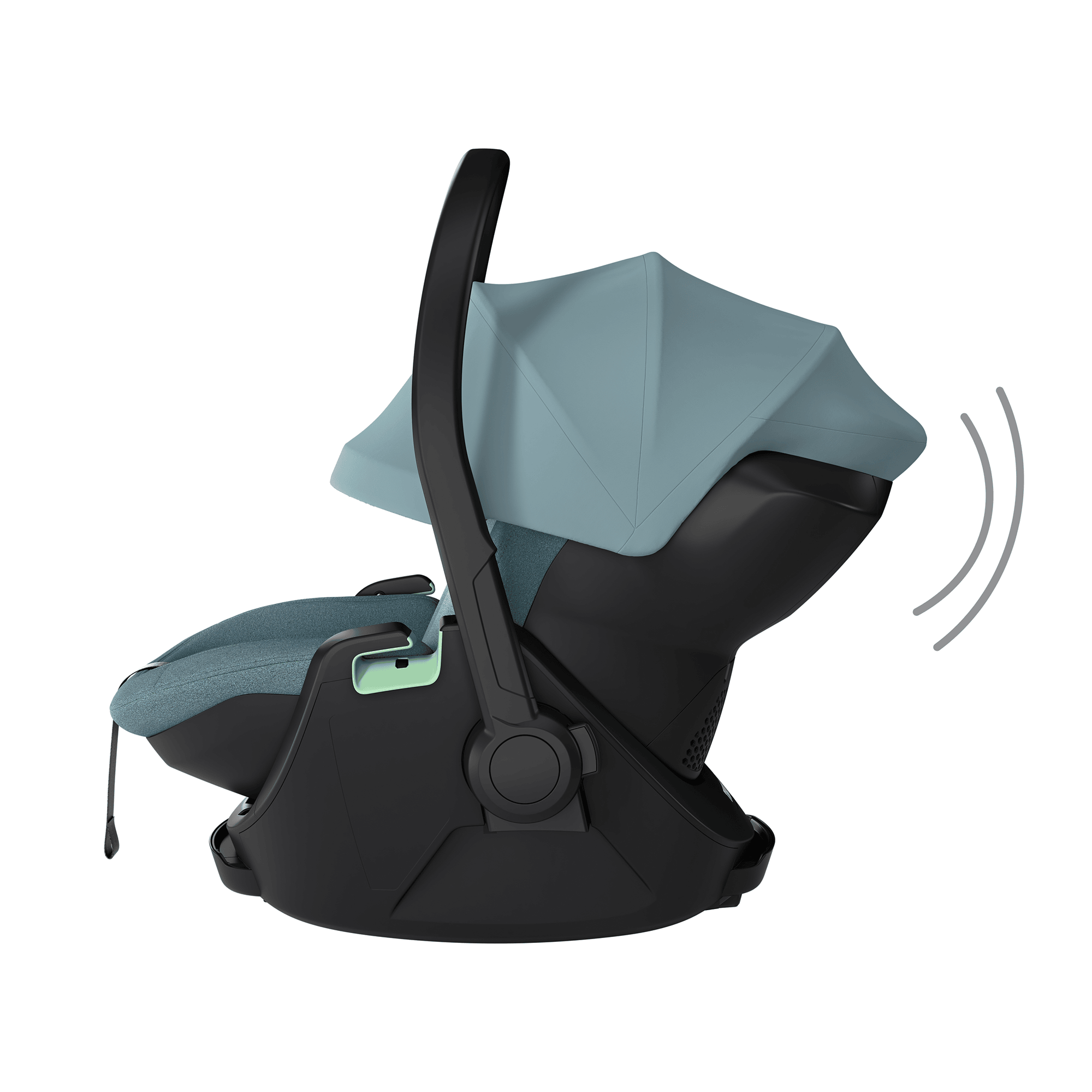 Babyschalen 0-13 kg, Gruppe 0+, THULE, Blau – Produktansicht