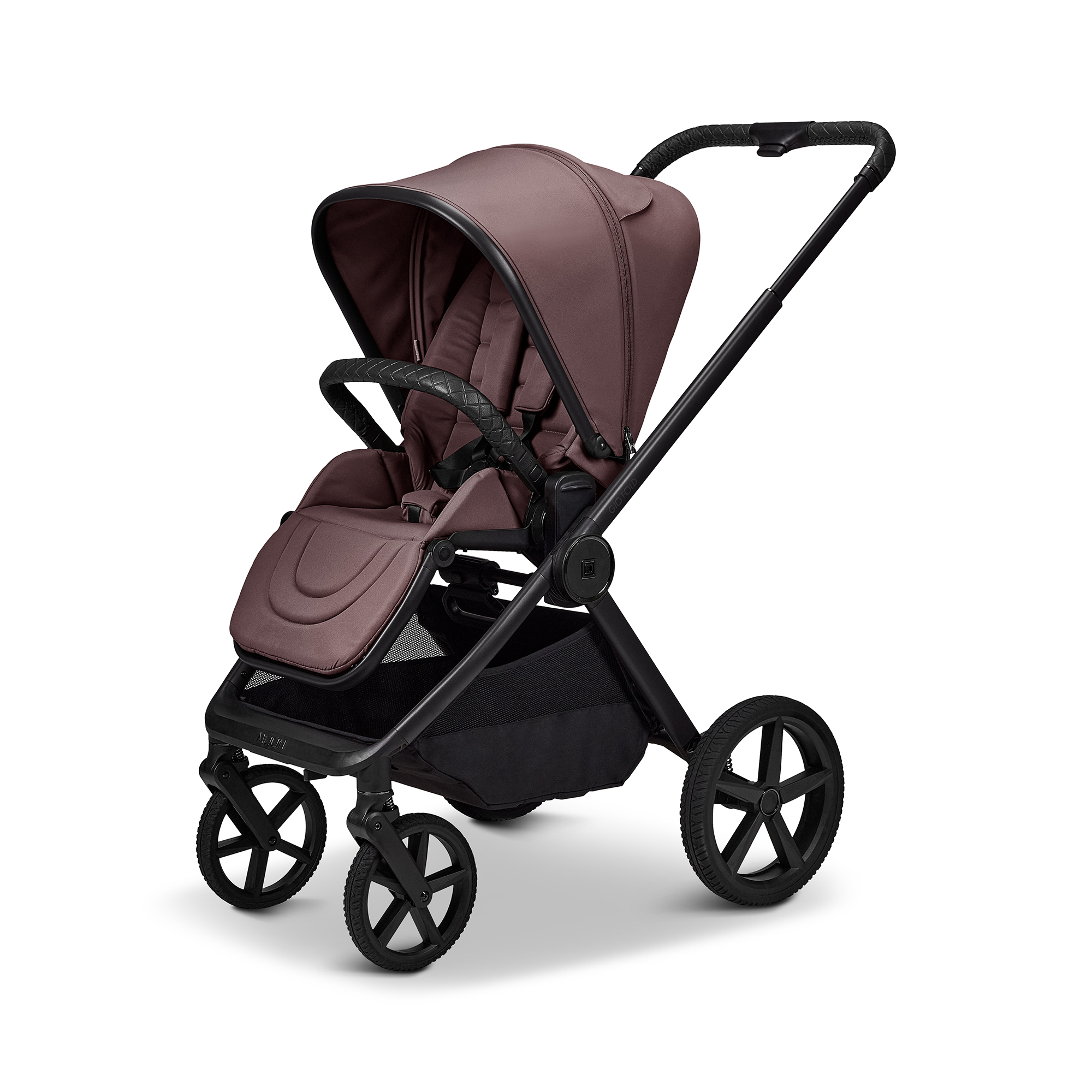 Kombi-Kinderwagen, MOON, Braun – Produktansicht