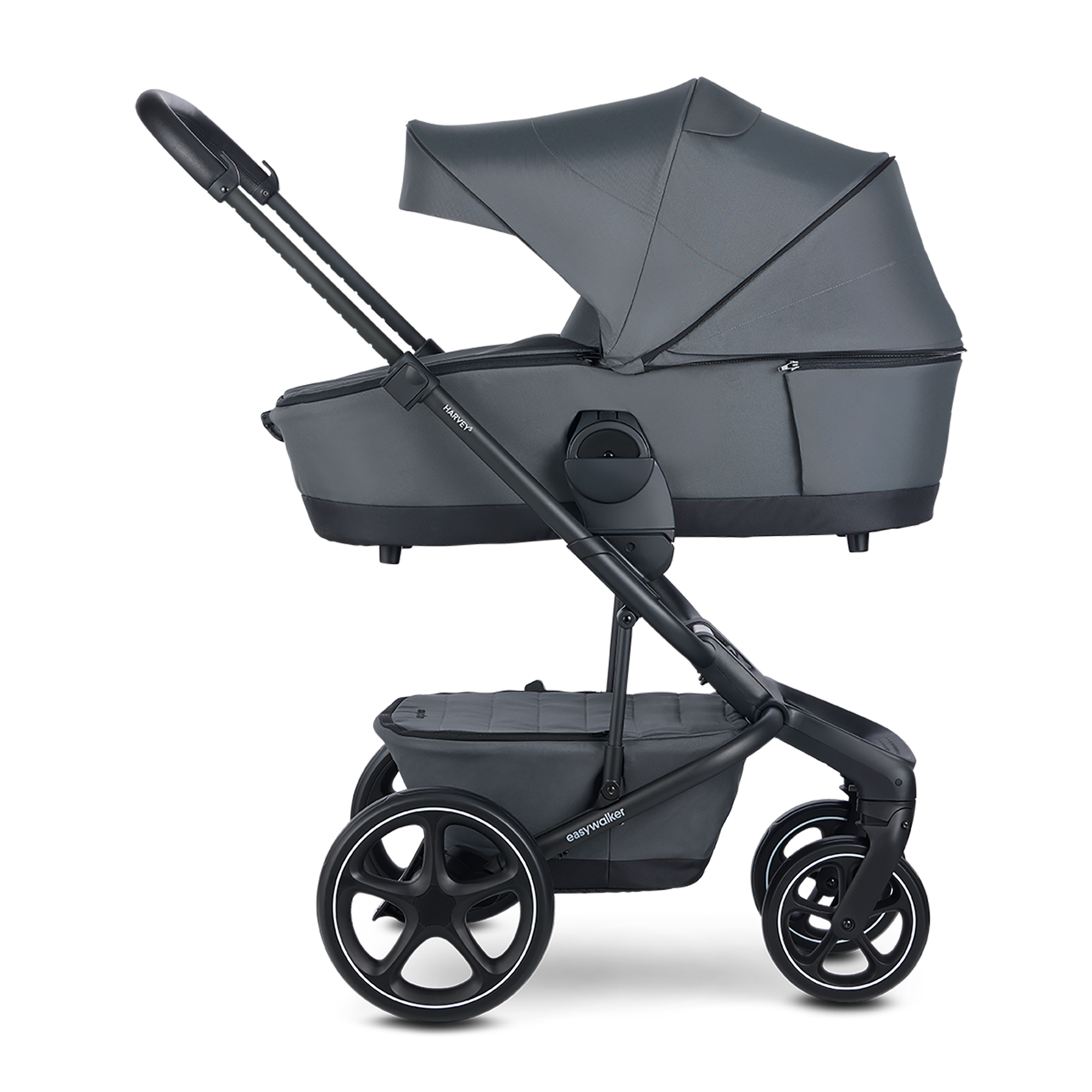 Kombi-Kinderwagen, easywalker, Grau – Produktansicht