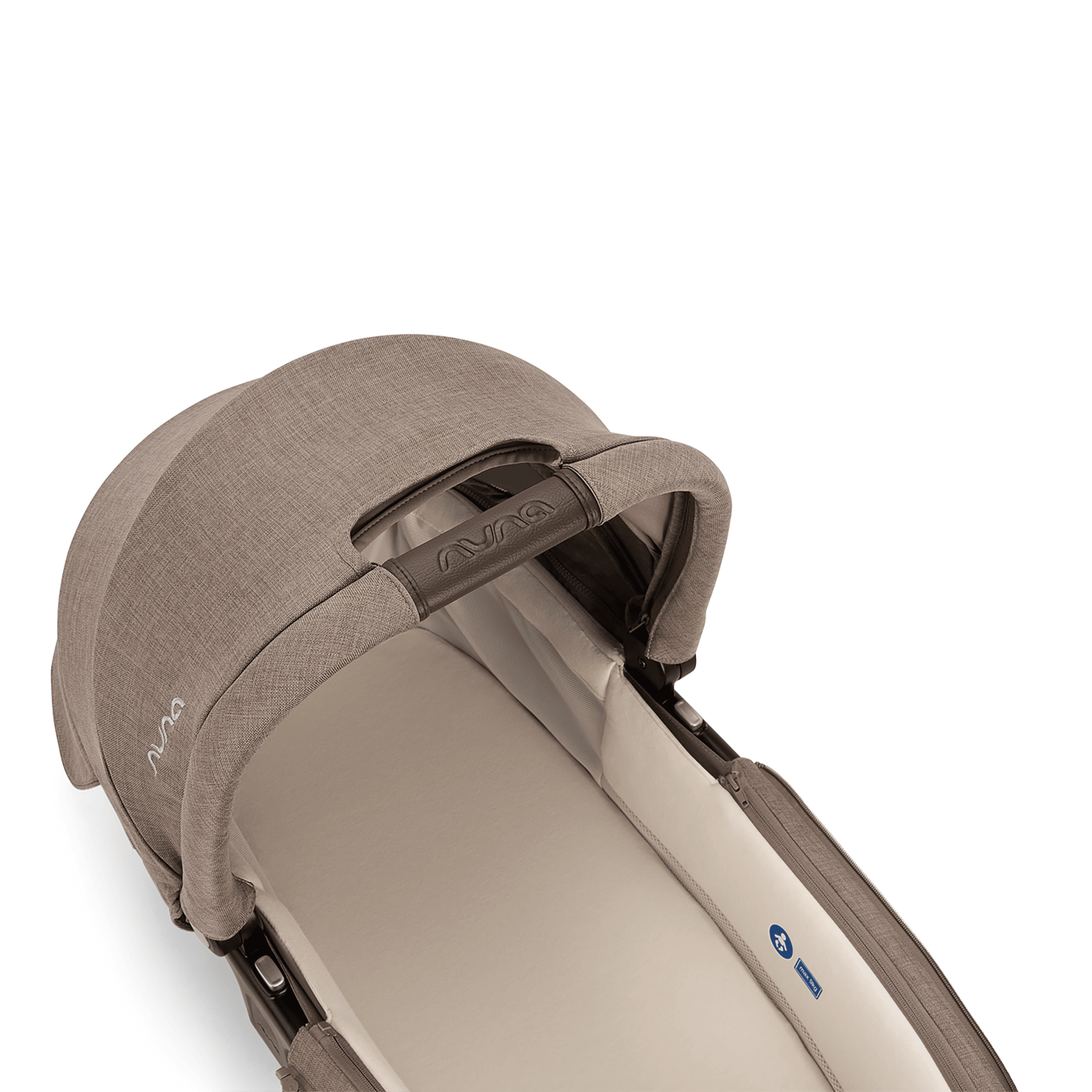 Kombi-Kinderwagen, nuna, Braun – Produktansicht