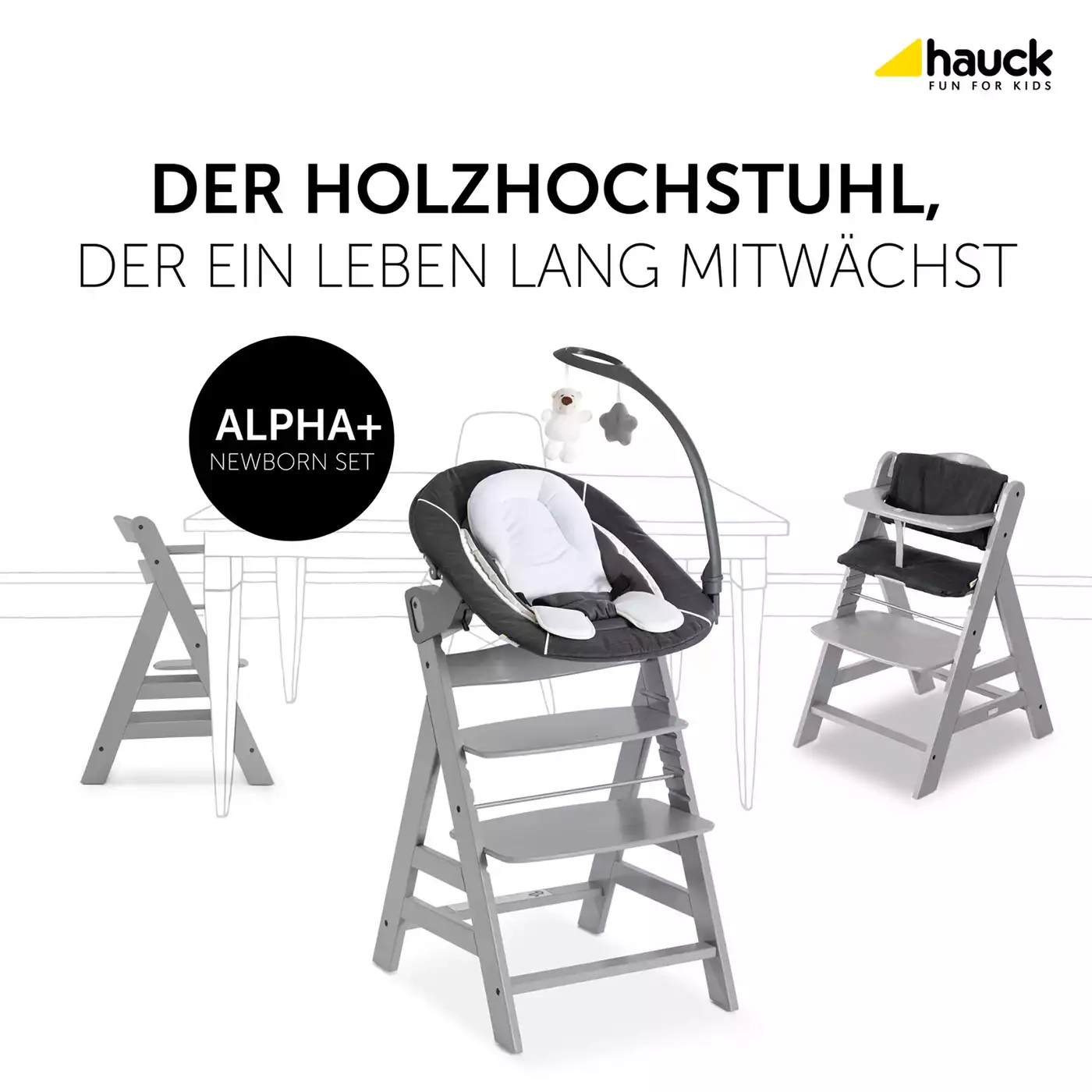 Treppenhochstühle, hauck – Produktansicht