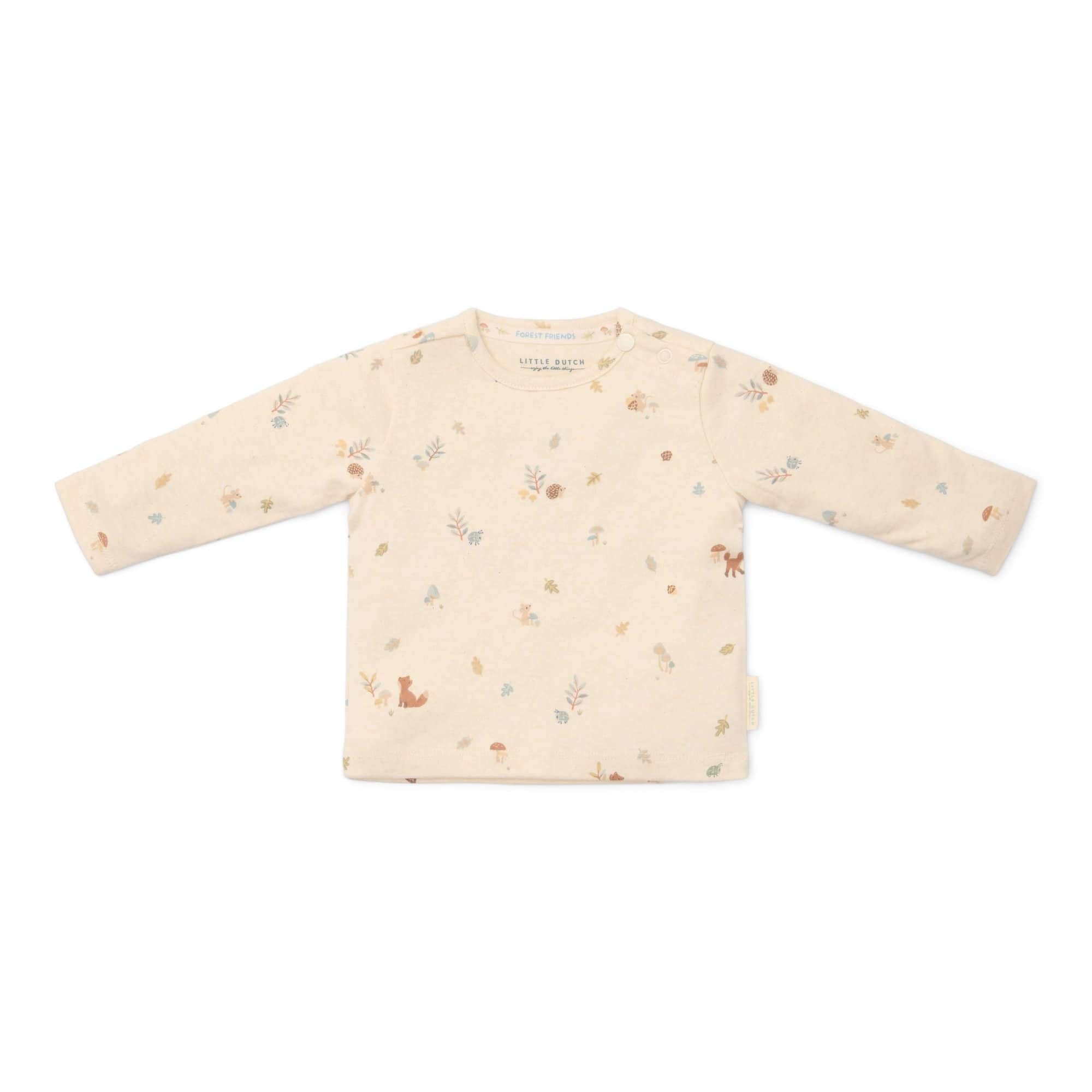 Langarmshirts, LITTLE DUTCH, Beige – Besonderheit: aus Baumwolle