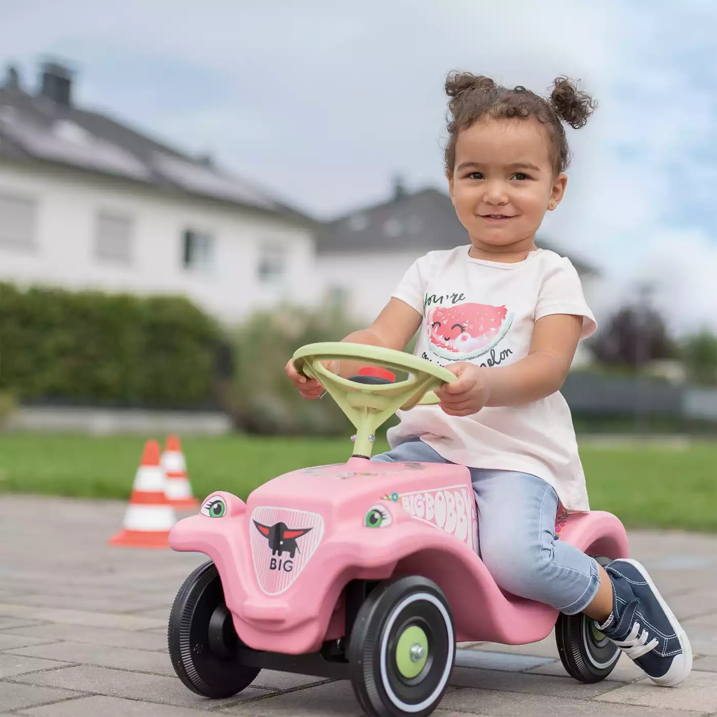 Bobby Car & Zubehör, BIG, Grün – Besonderheit: cooles Design in Rosa