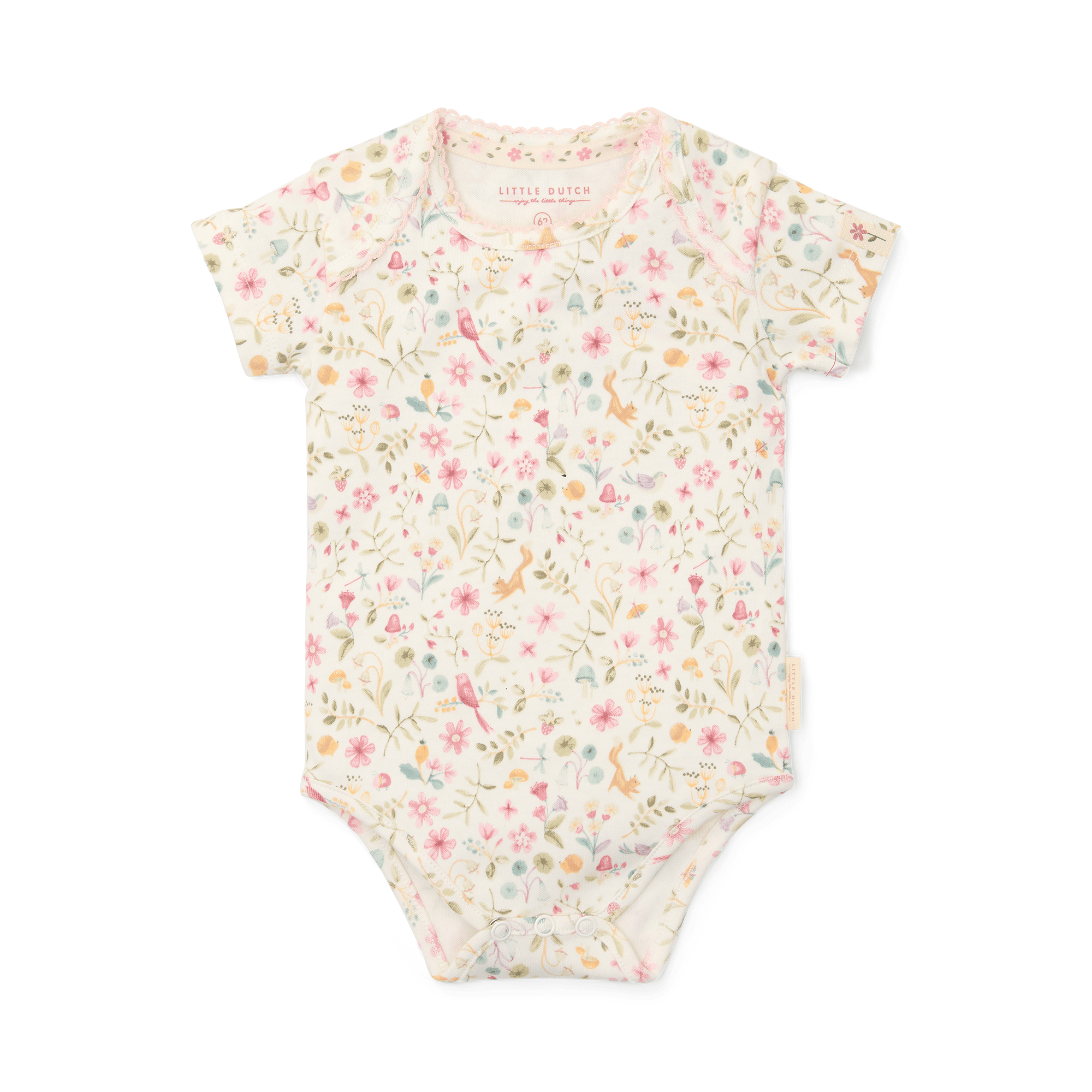 Kurzarmbodys, LITTLE DUTCH, Weiß – Besonderheit: aus 100% Baumwolle