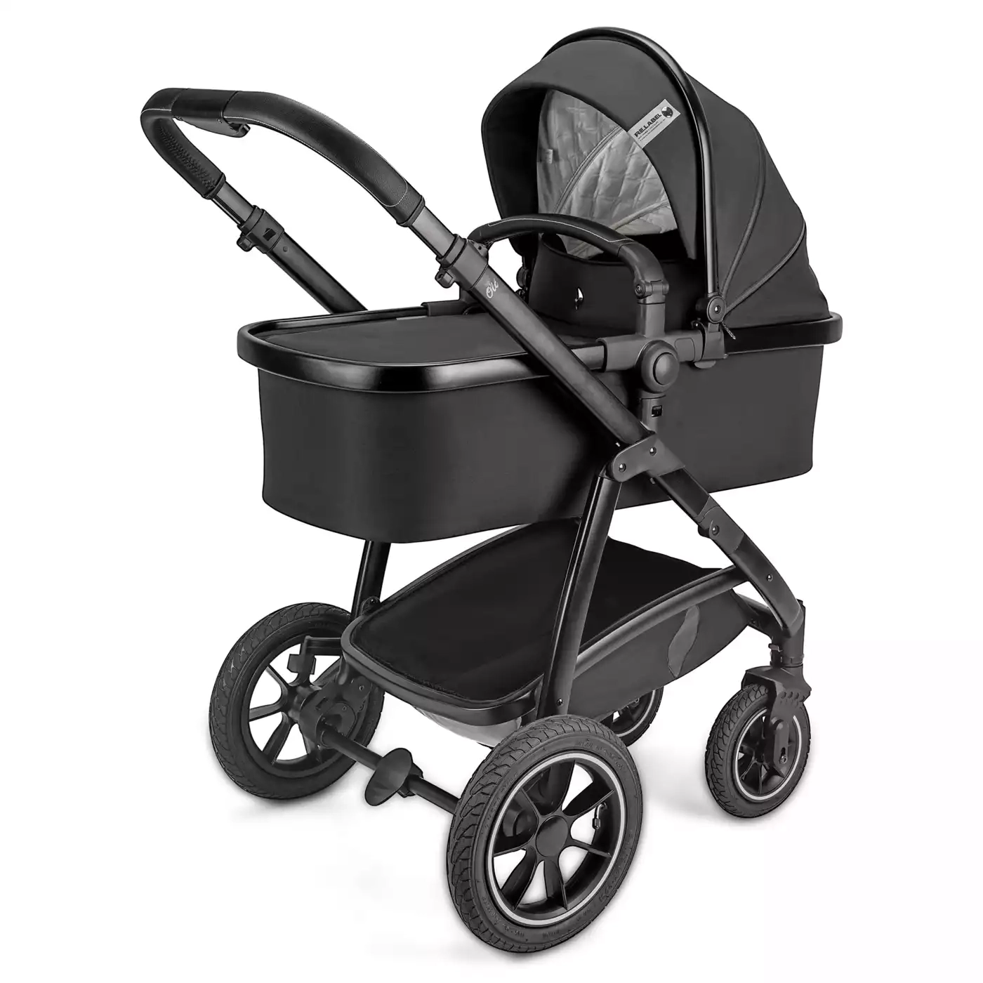 Kinderwagen schwarz, osann, Schwarz – Produktansicht