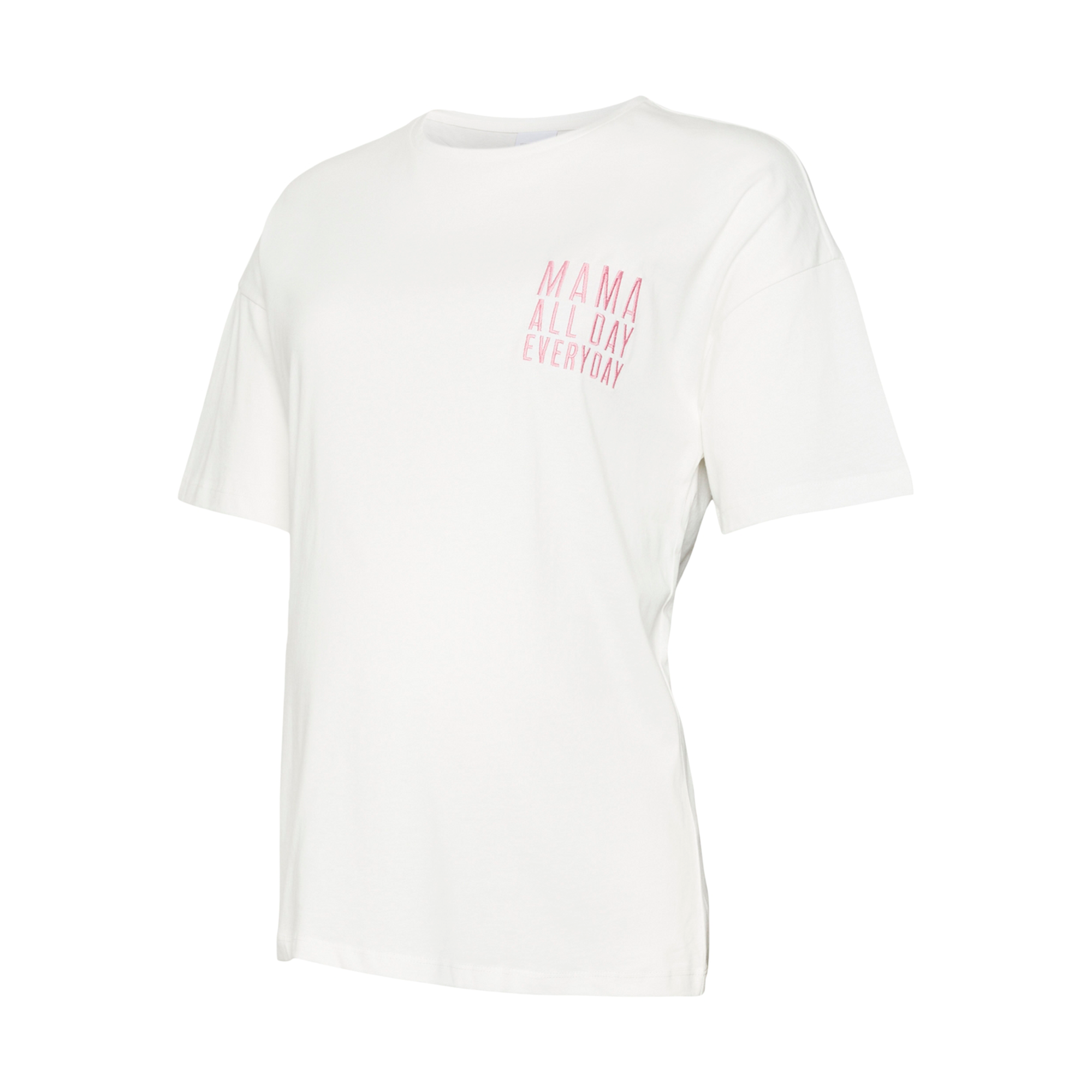 Umstandsoberteile, Mamalicious, Weiß – Besonderheit: aus 50% Bio-Baumwolle und 50% Baumwolle