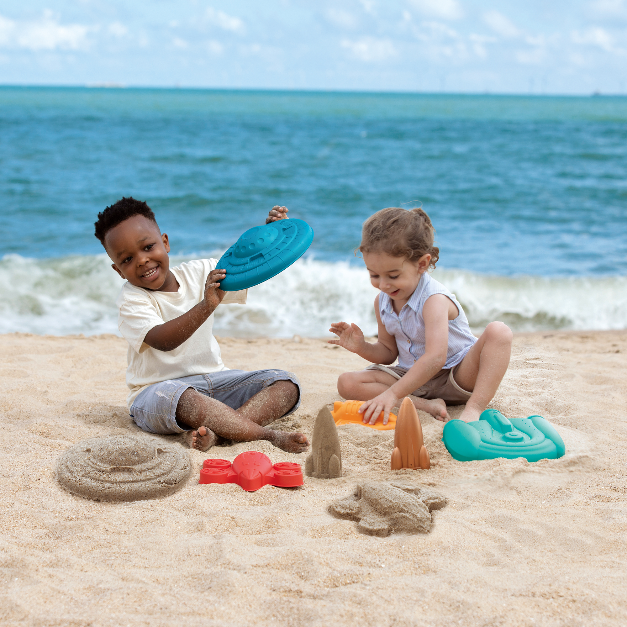 Sandspielzeug, Hape, Mehrfarbig – Besonderheit: für kreative Sand- und Wasserspiele