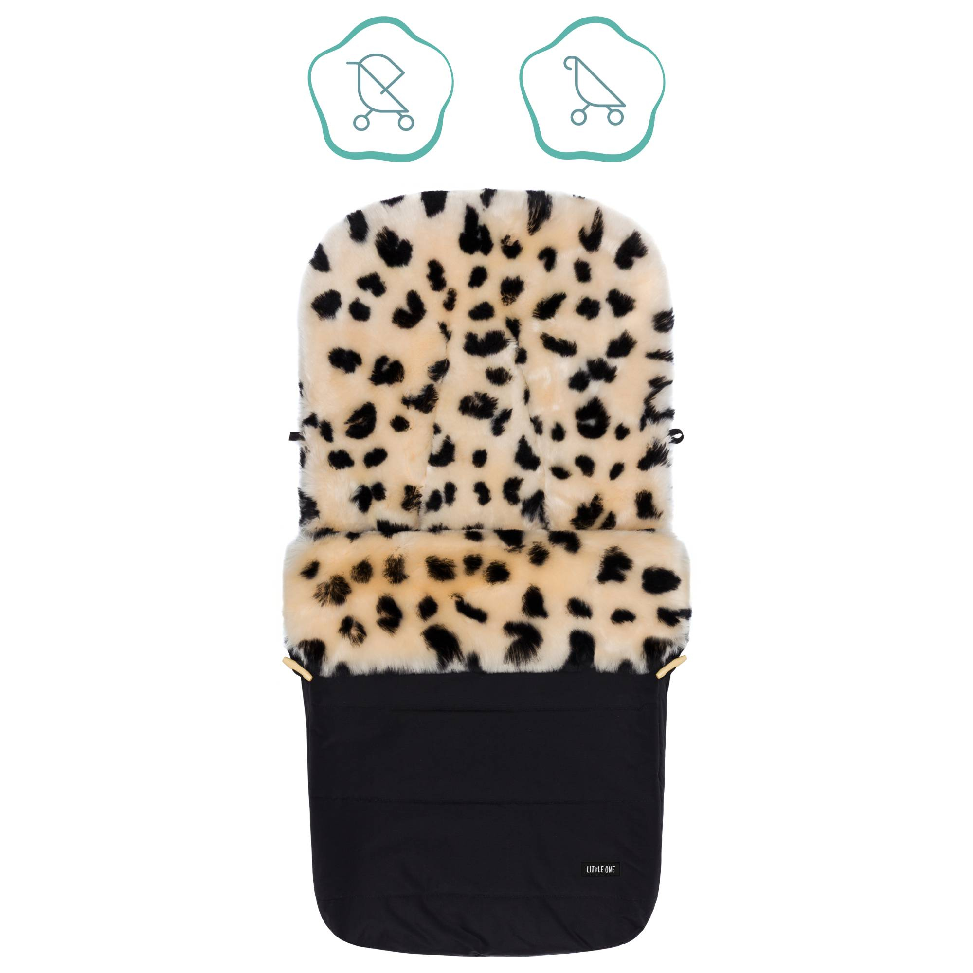 Fußsäcke & Decken, LITTLE ONE, Schwarz – Produktansicht