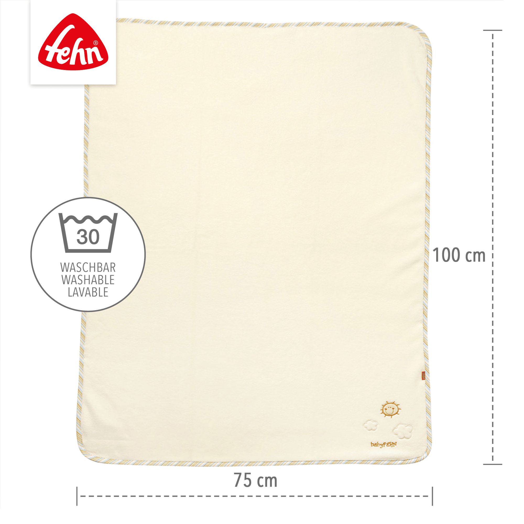 Kuscheldecken, fehn, Mehrfarbig – Produktansicht