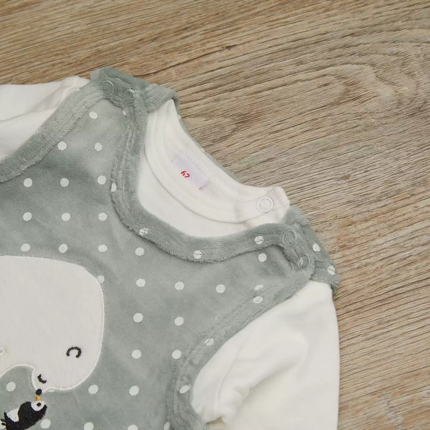 Strampler, LITTLE ONE, Grün – Produktansicht