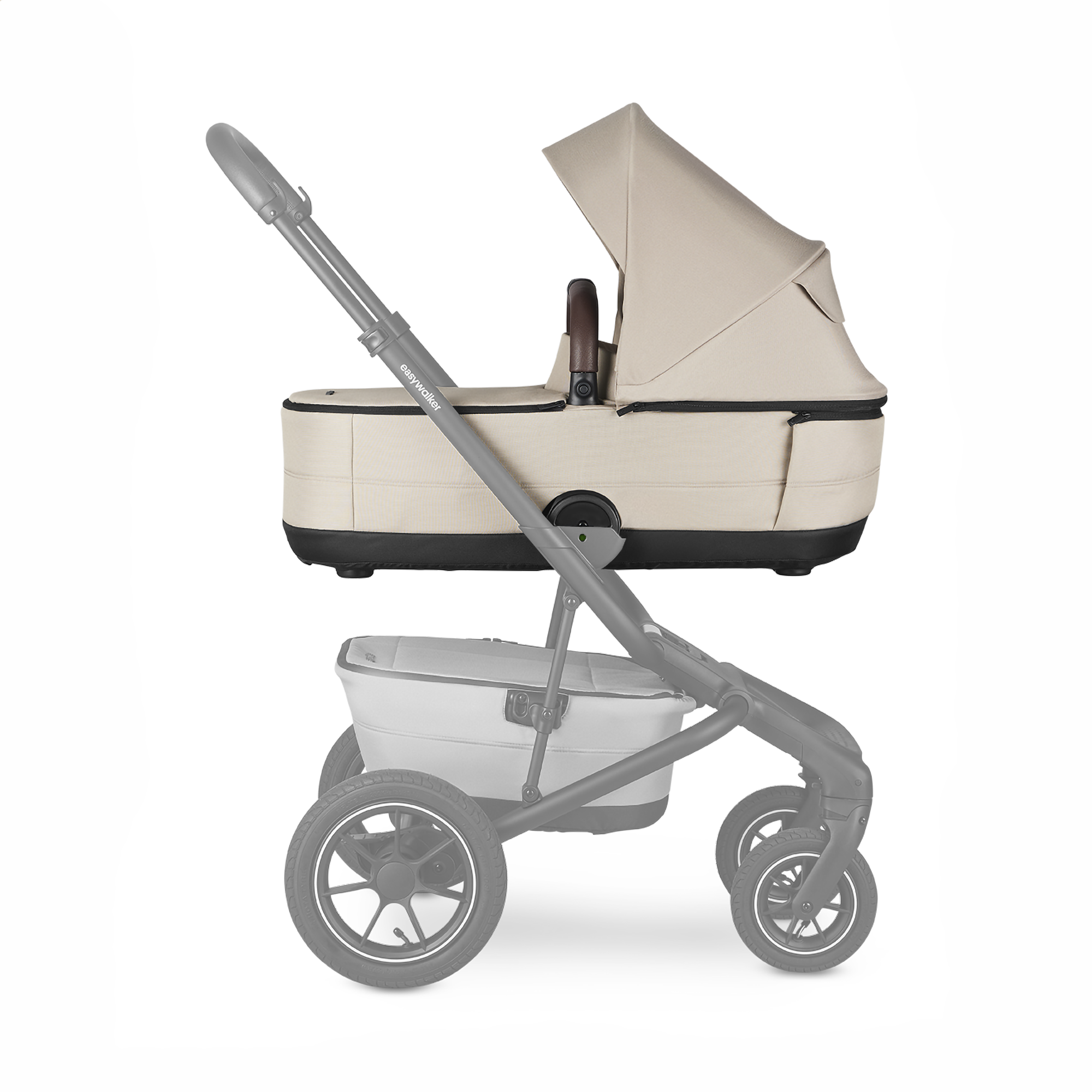 Tragewannen, easywalker, Beige – Besonderheit: extra geräumig, luxuriös und weich gefüttert