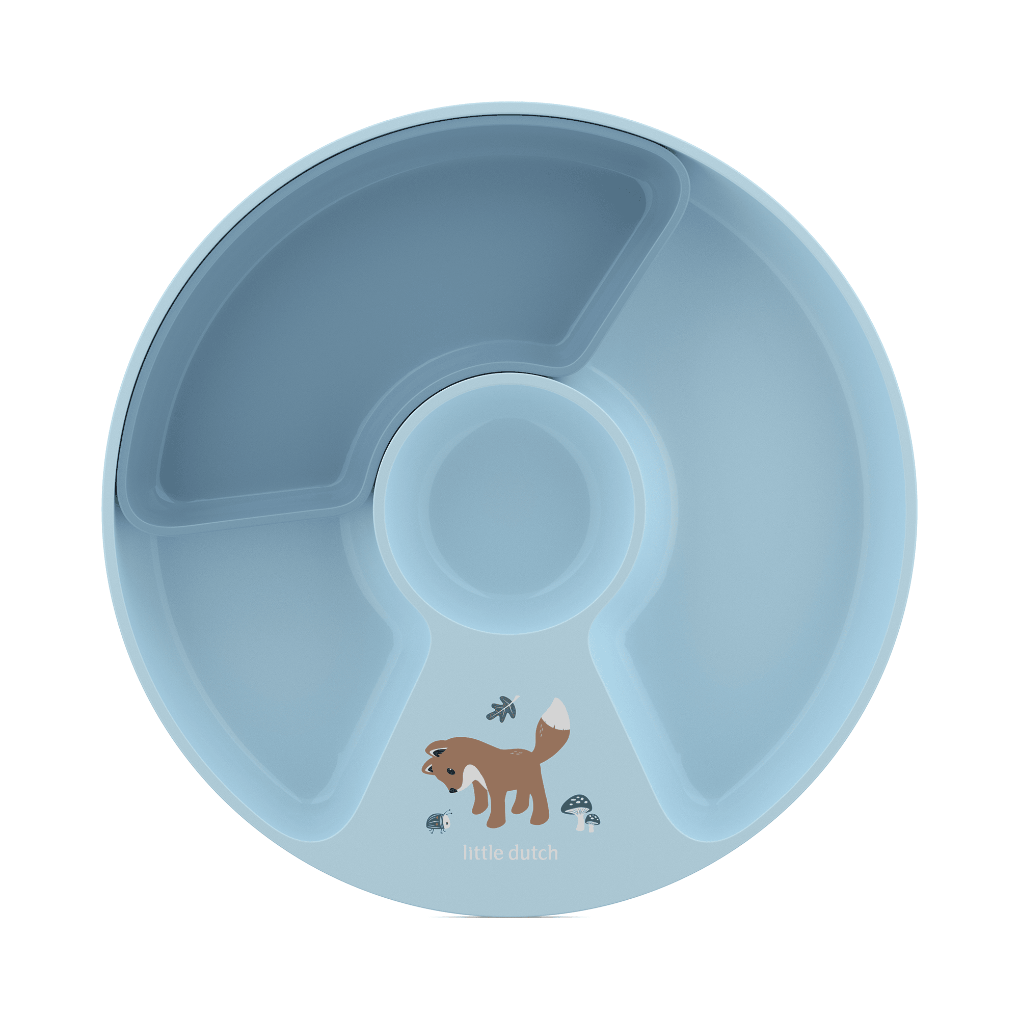 Kinderteller, MEPAL, Blau – Besonderheit: mit herausnehmbarem Einsatz