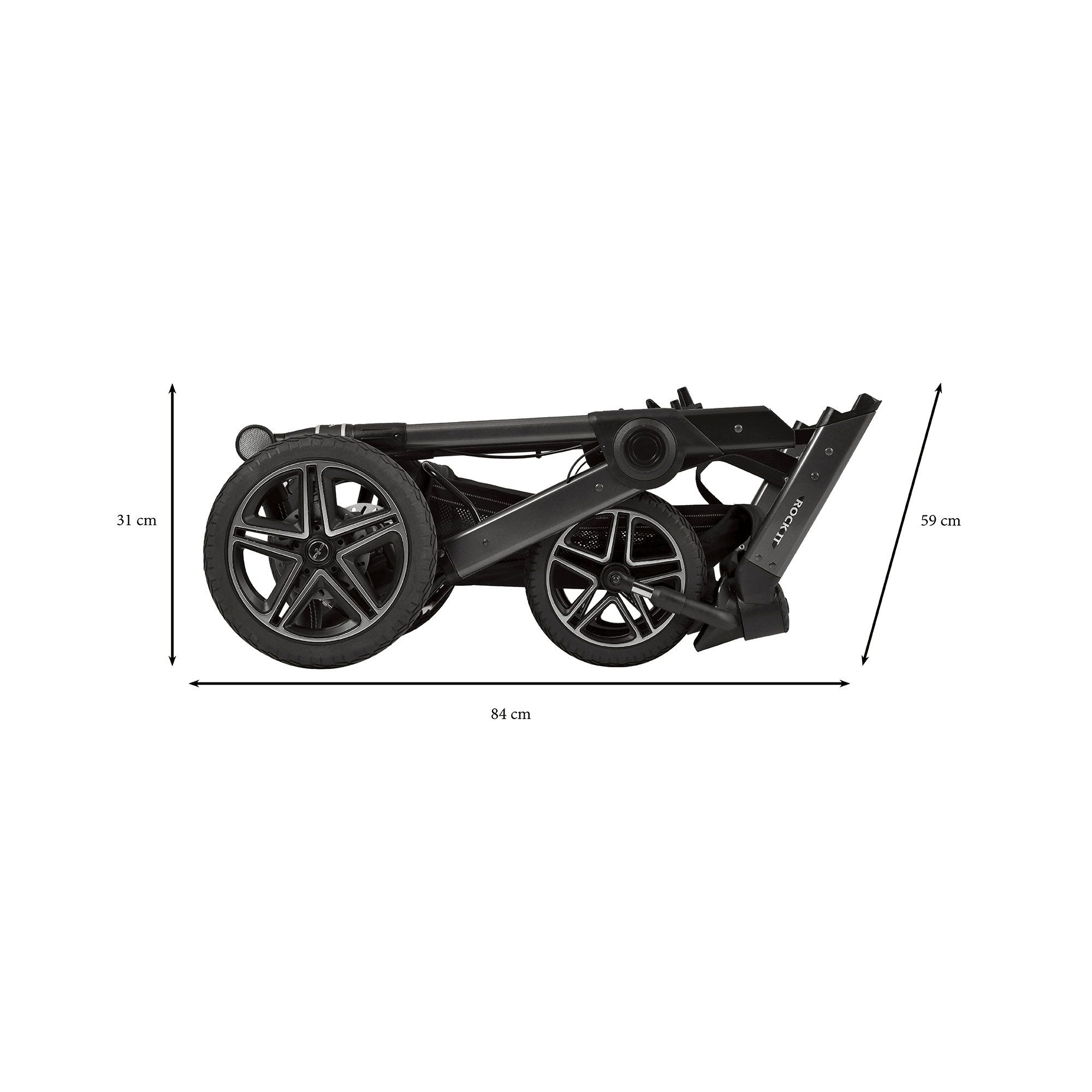 Kombi-Kinderwagen, Hartan – Produktansicht