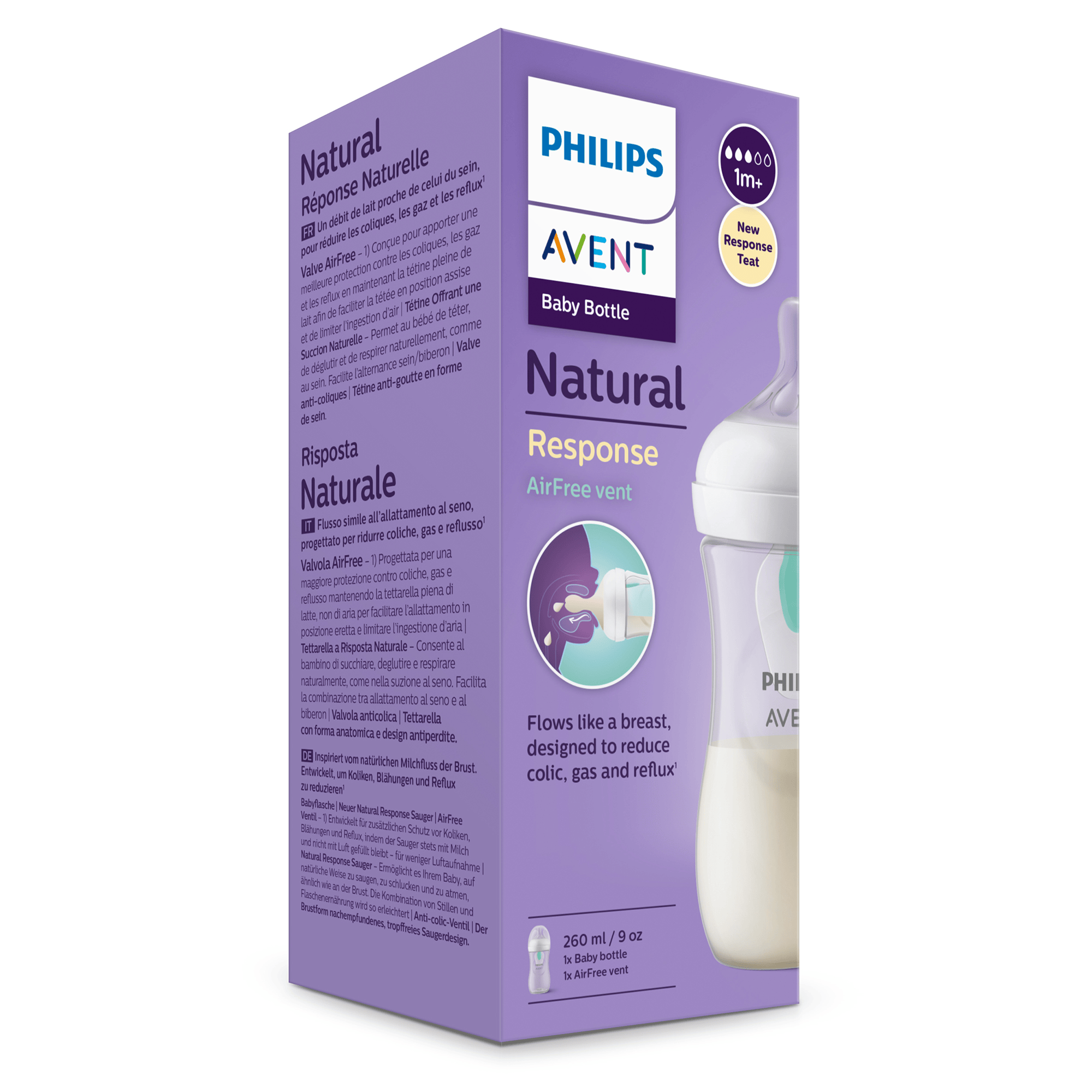 Babyfläschchen, PHILIPS AVENT, Transparent – Produktansicht