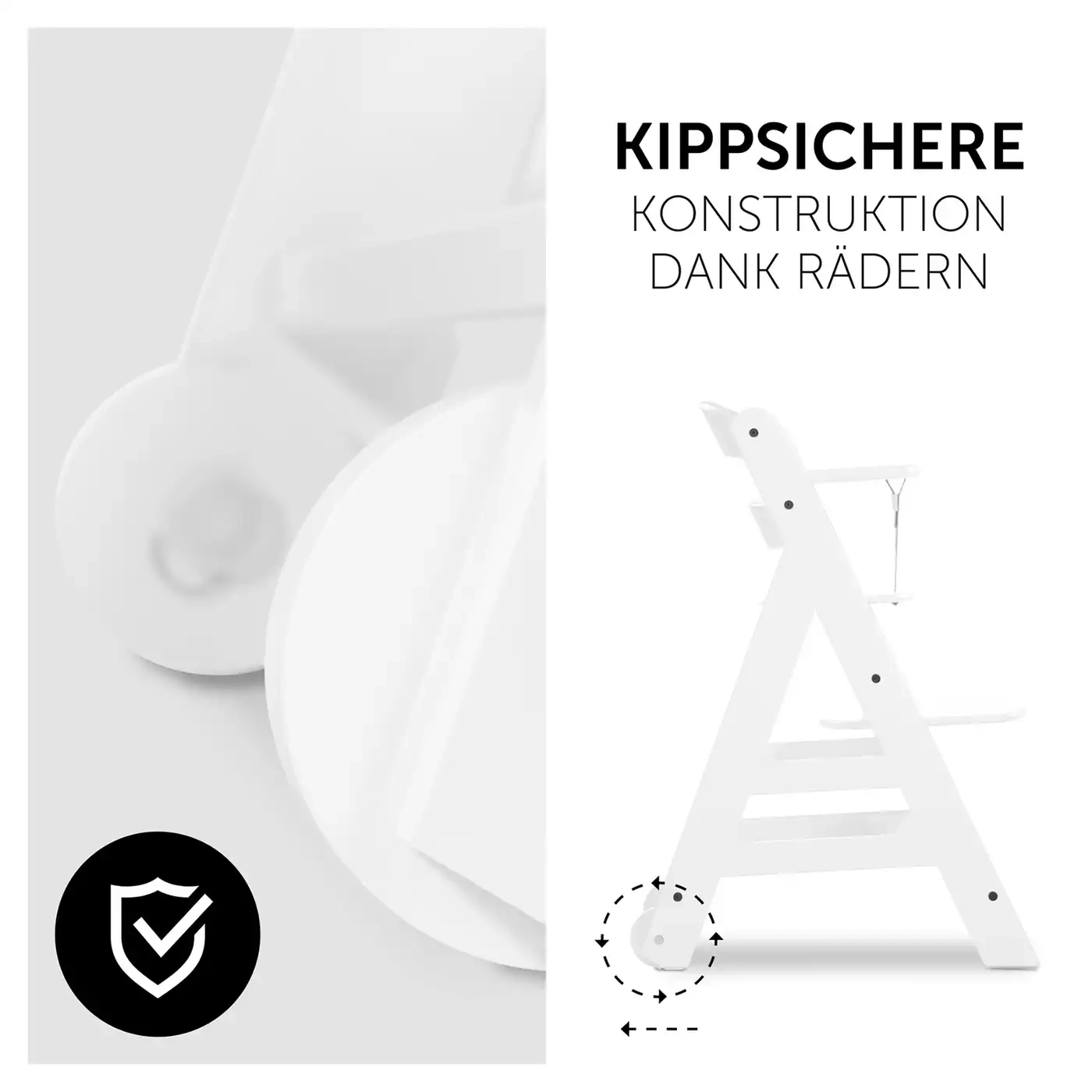 Treppenhochstühle, hauck, Mehrfarbig – Produktansicht