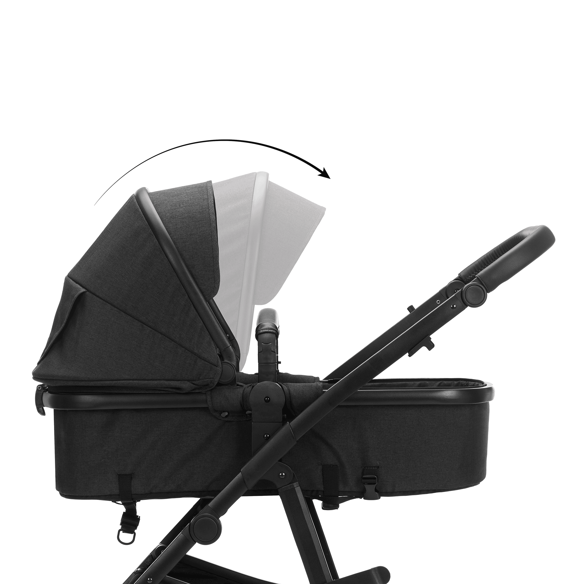 Kombi-Kinderwagen, LITTLE ONE, Grau – Produktansicht