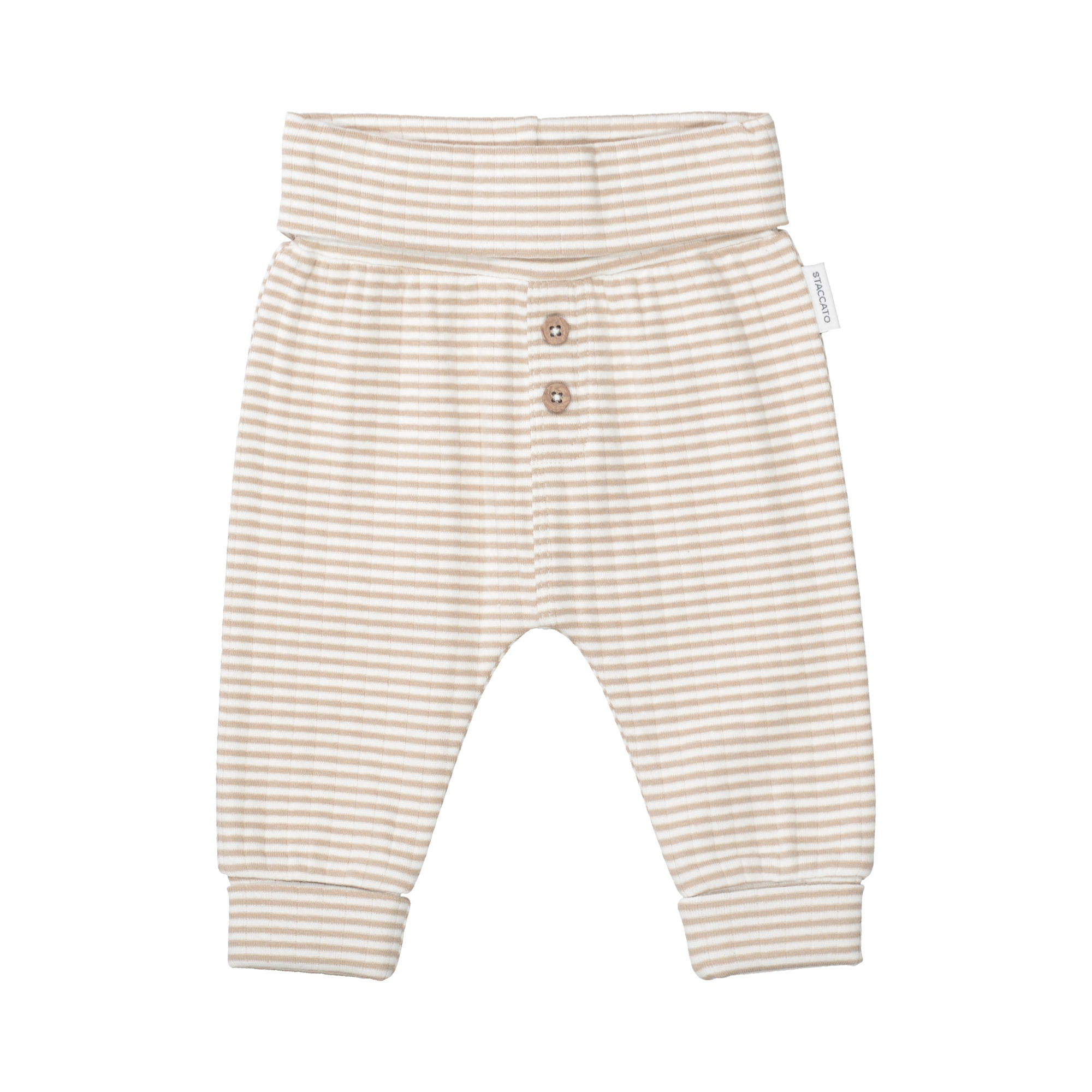 Schlupfhosen, STACCATO, Beige – Besonderheit: aus 95% Bio-Baumwolle