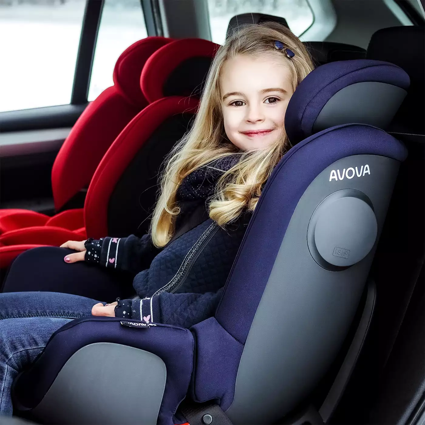 Kindersitze 9-36 kg, Gruppe 1/2/3, AVOVA – Produktansicht