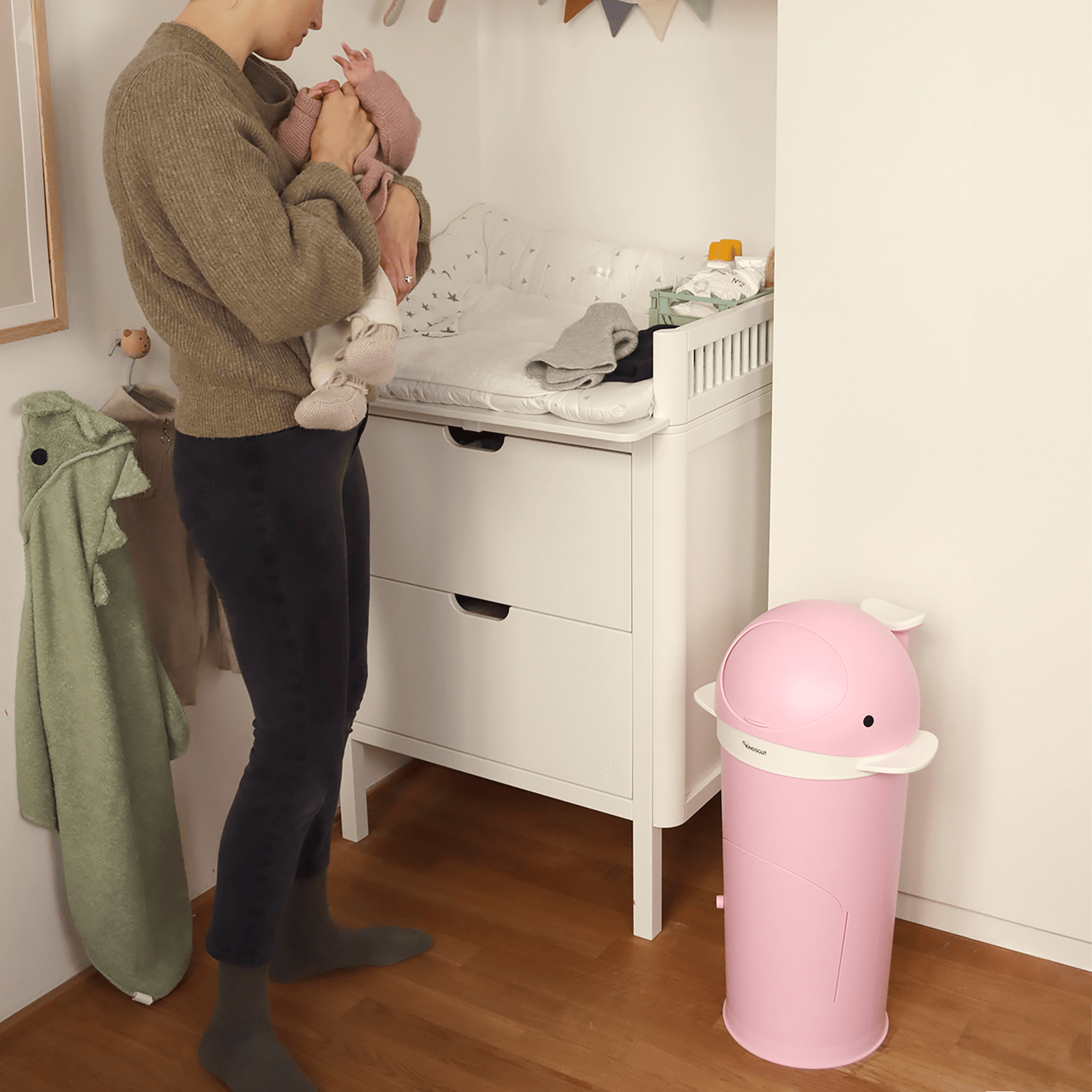 Windeleimer, KINDSGUT, Pink – Produktansicht