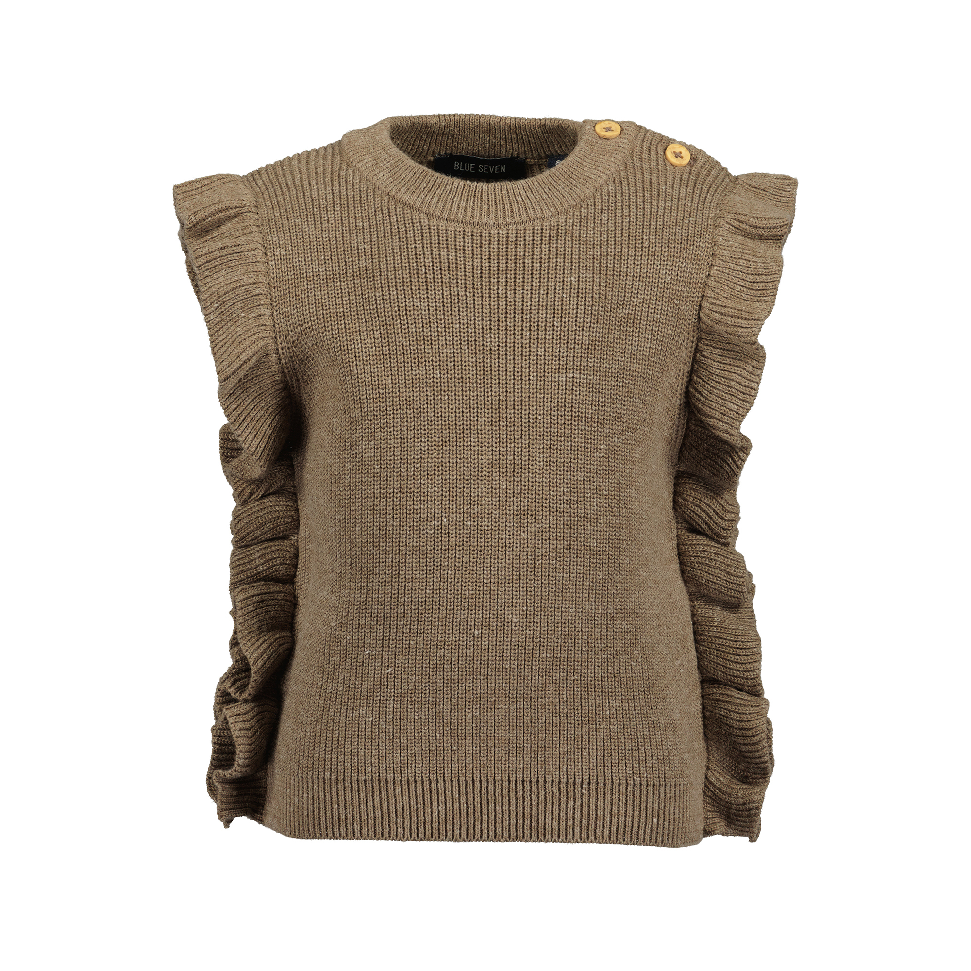 Strickpullover, blue seven, Braun – Produktansicht